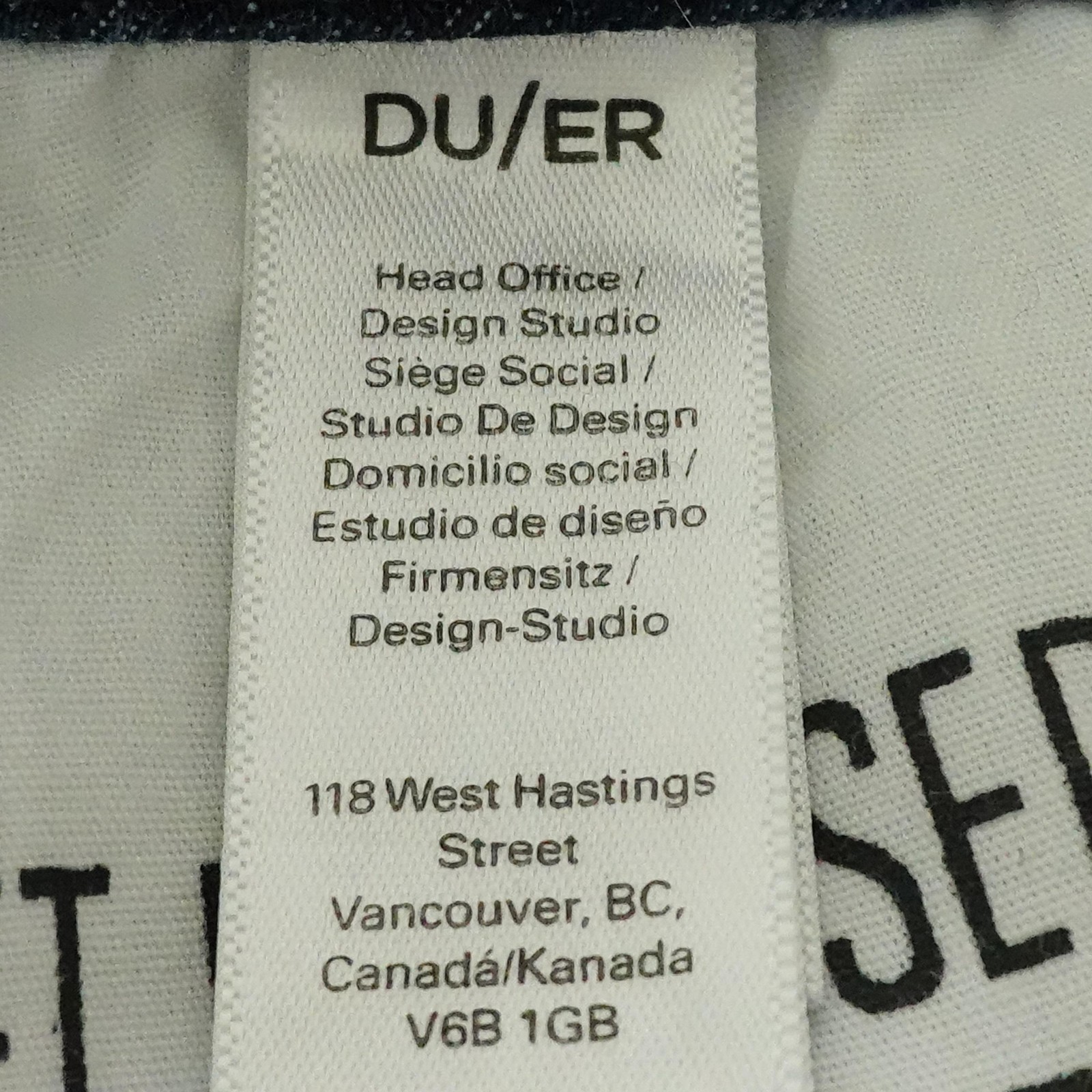 DUER Jeans Mens 28×30 Blue Performance Denim Stretch Organic Cotton Coolmax