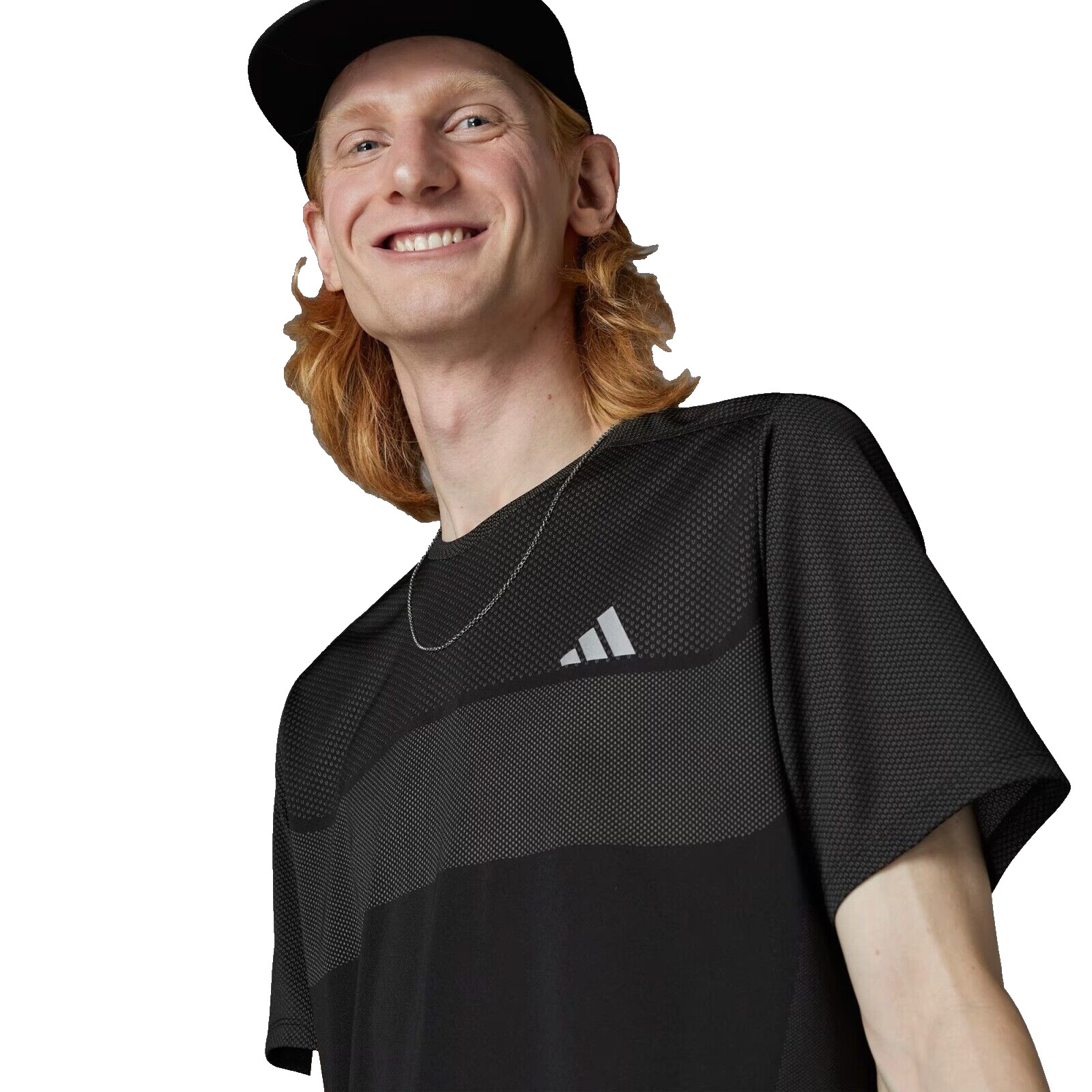 Adidas ULTIMATE ENGINEERED TEE T-Shirt Size S, Black/Grey Four IN0094 New