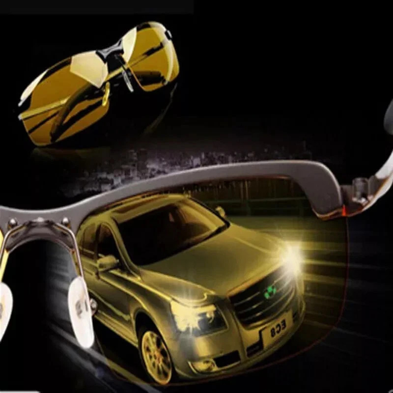 Day Night Vision Glasses Polarized Sunglasses Anti Glare Tac Driving Eyewear