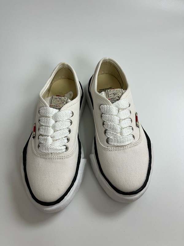 Maison Mihara Yasuhiro Unisex Canvas Platform Preppy Casual Sneakers NEW