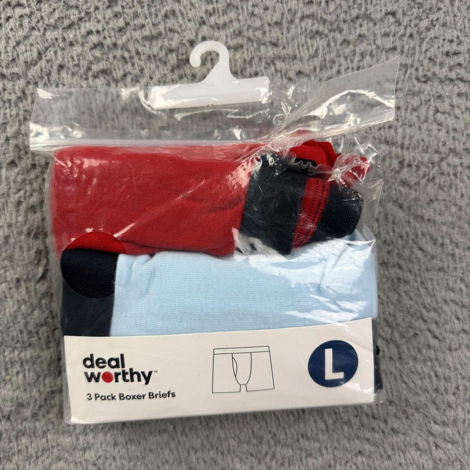 Deal Worthy Boxer Briefs Boys Large 10-12 Solid Colors 3 Pack Underwear Cotton