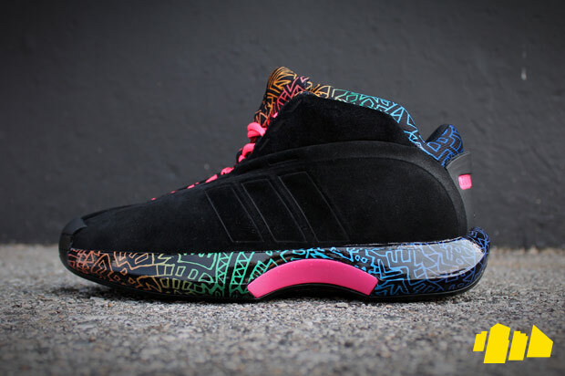 Adidas Crazy 1 Bryant C75739 SUEDE TRIBAL Black US 7.5 UK 7 D 7