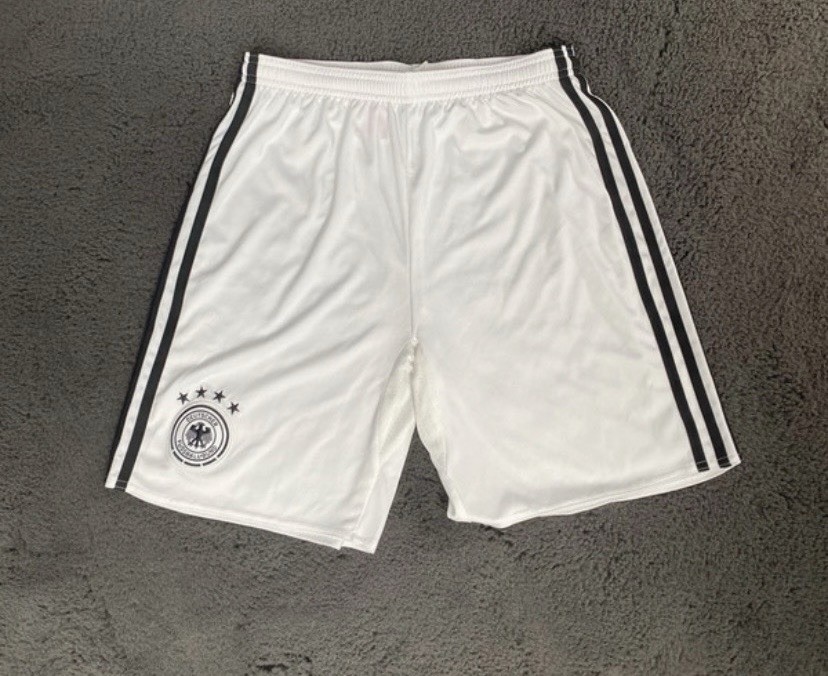 Original Adidas Germany National Team Soccer Shorts White ClimaCool