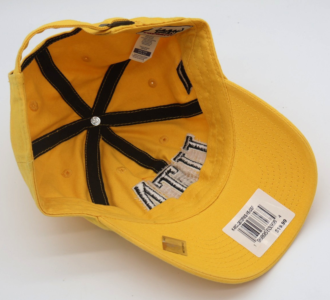 Utah Jazz NBA Hat Mens One Size Yellow Basketball Adjustable Fan Sports NWT