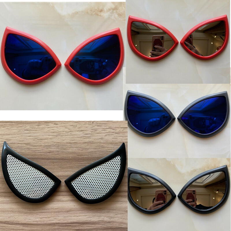 1 Pair Spiderman Lenses Spider Lens Eye Mask Cosplay Costume Props Halloween New