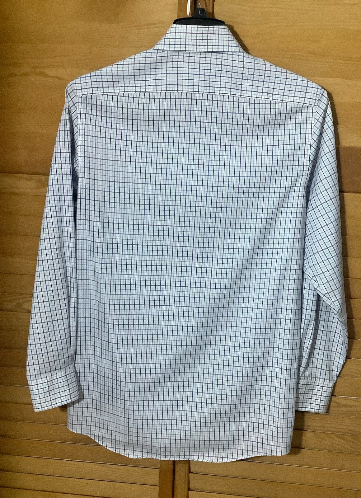 Michael Kors Plaid Button Long Sleeve Dress Shirt Medium 32/33 Non Iron