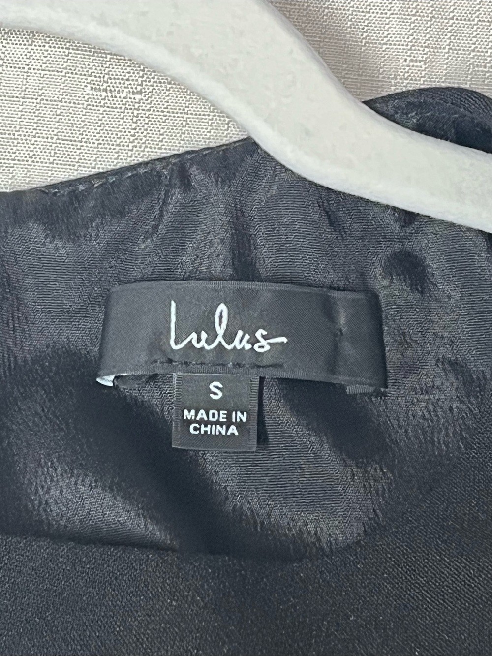Lulu’s Black One-Shoulder Ruffle Fully Lined Mini Dress