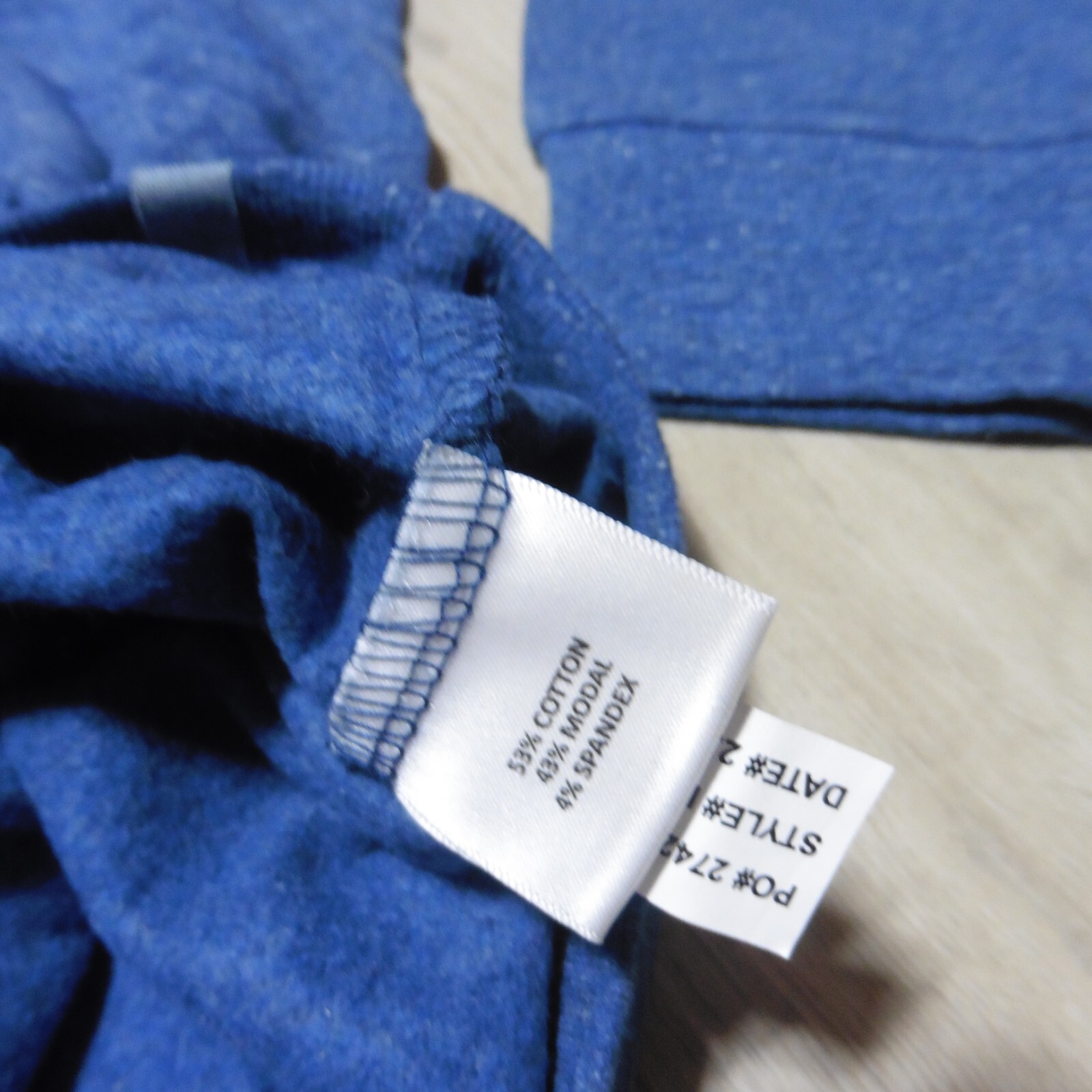 PETER MILLAR Mens M MEDIUM HOODIE LAVA WASH RAVINE BLUE PULLOVER SWEATSHIRT