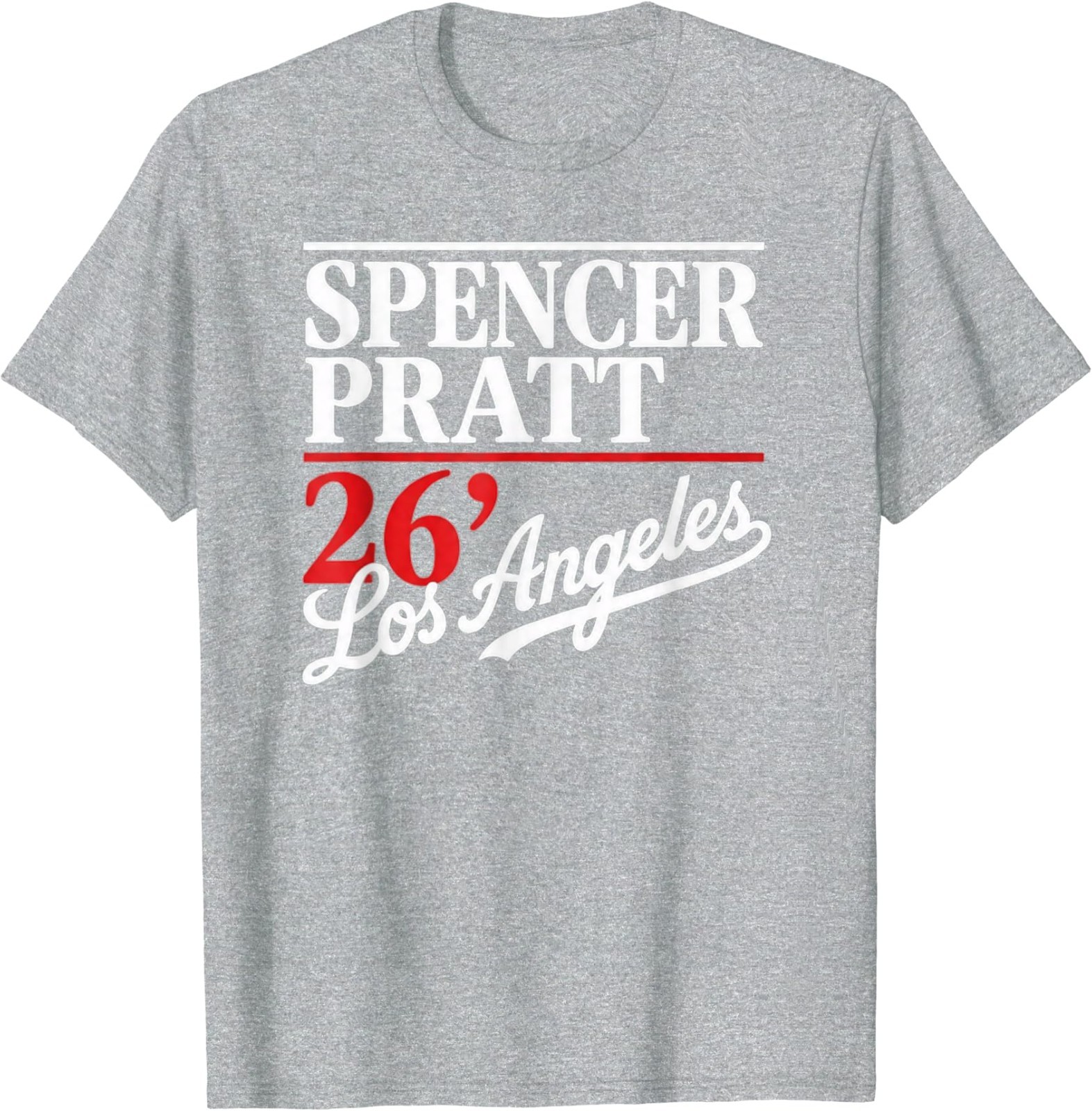 Spencer Pratt for LA Mayor California Vibes Design T-Shirt T-Shirt