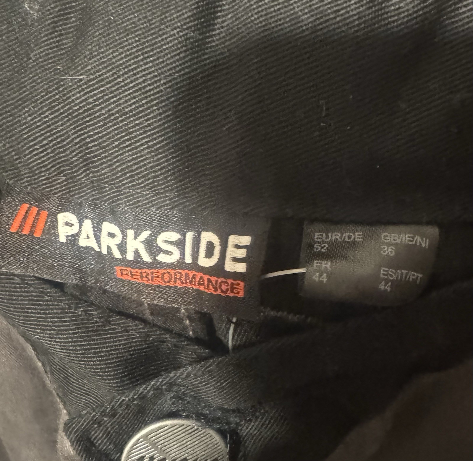 Parkside Mens Tactical Cargo Heavy Work Pants Size 36 Outdoor Hiking VGUC