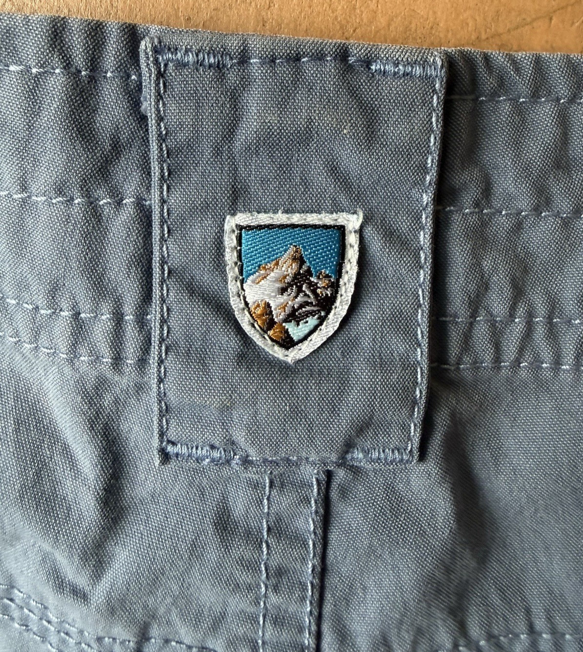 Kuhl Hiking Shorts Blue Size 8 Outdoor Camping Style #6078 Born in the Mountains