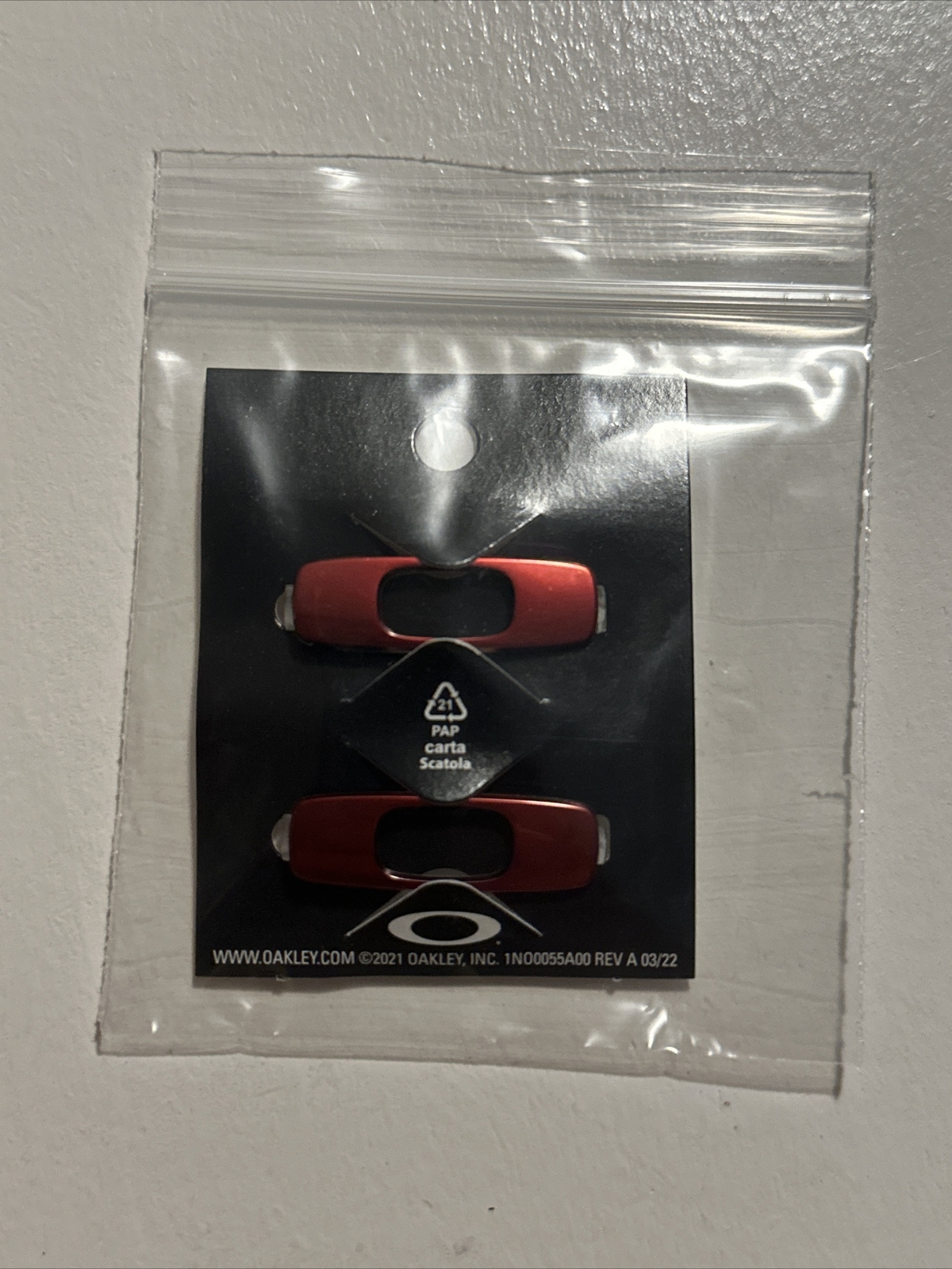 Replacement Sunglasses Parts Batwolf Icon Pair Oakley Red Anodized Frame