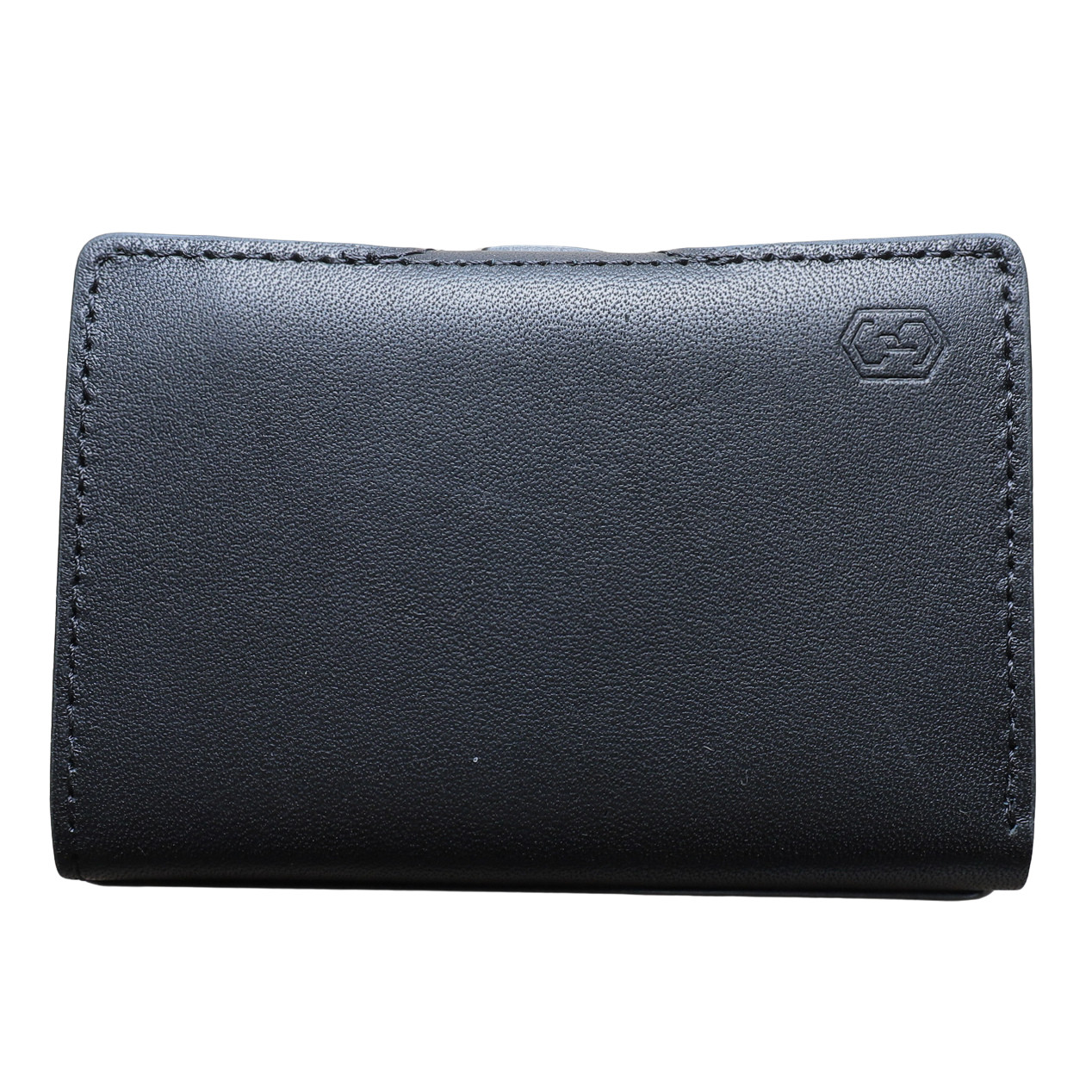 RFID Blocking Slim Solid Leather Aluminum Wallet – ZNAP by slimpuro (Black)