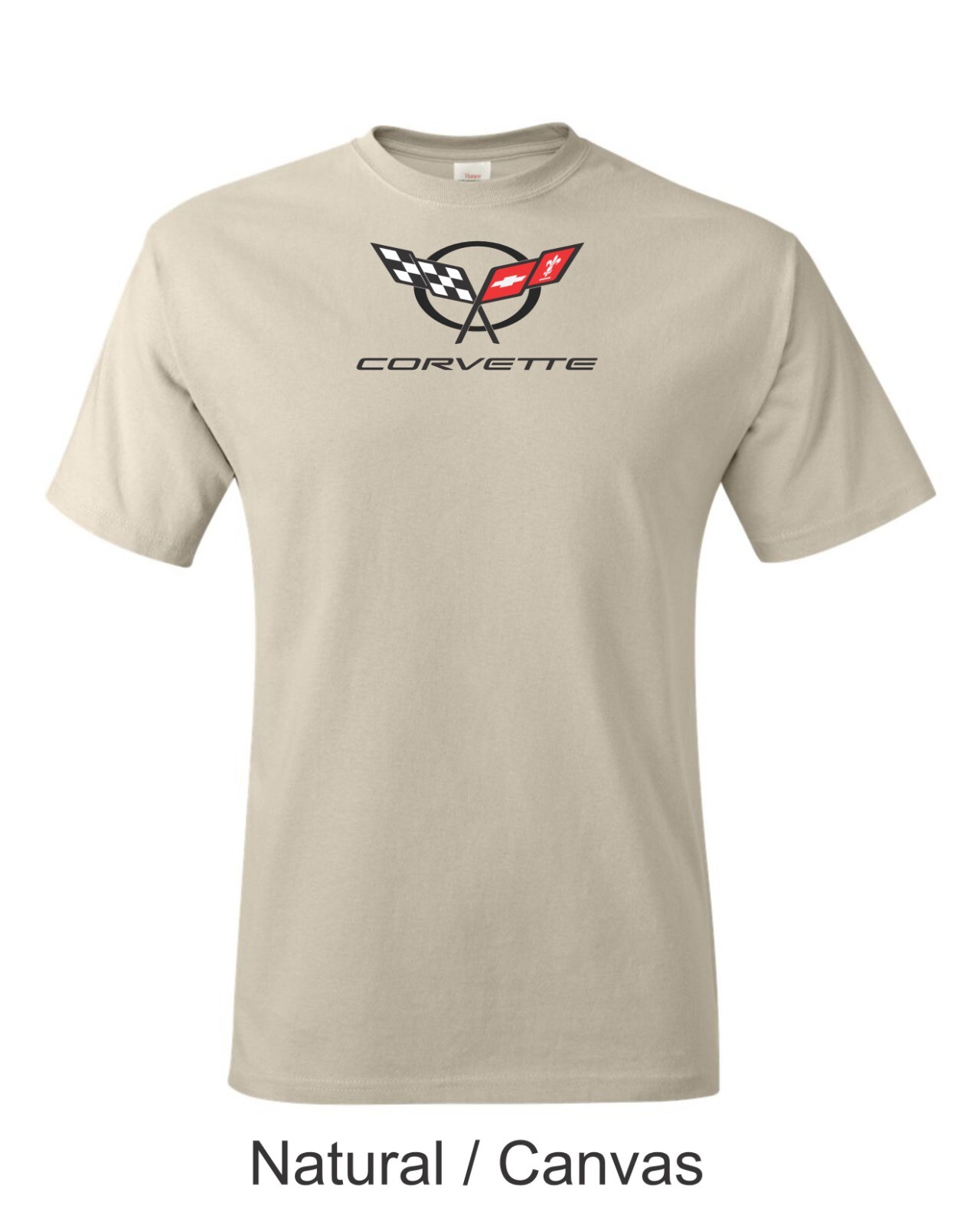 Vintage C5 Corvette Emblem Printed on Men’s Shirt. FREE SHIPPING !!!