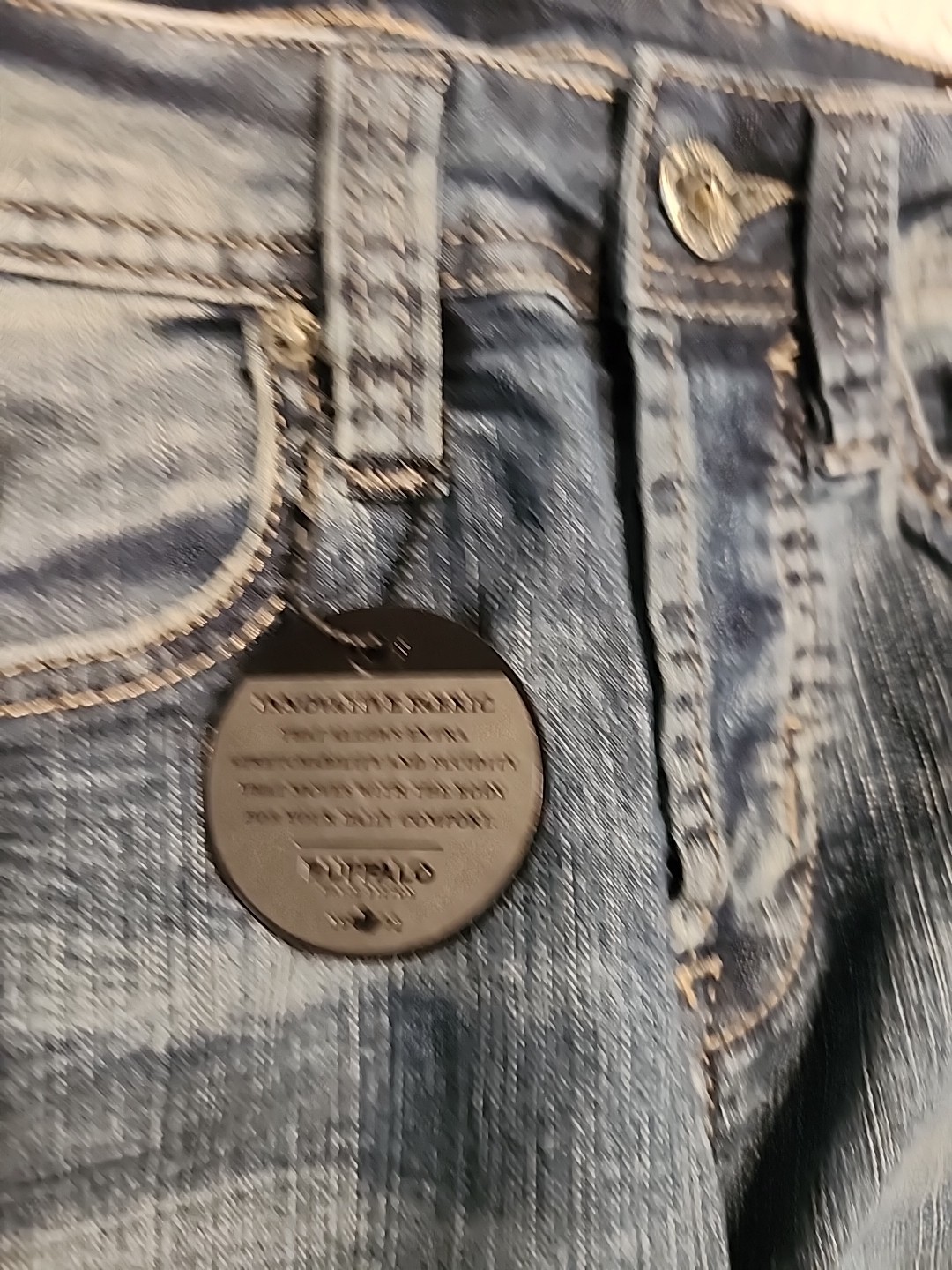 NWT $99 Buffalo David Bitton Jeans Evan-X slim strech vintage blue classic