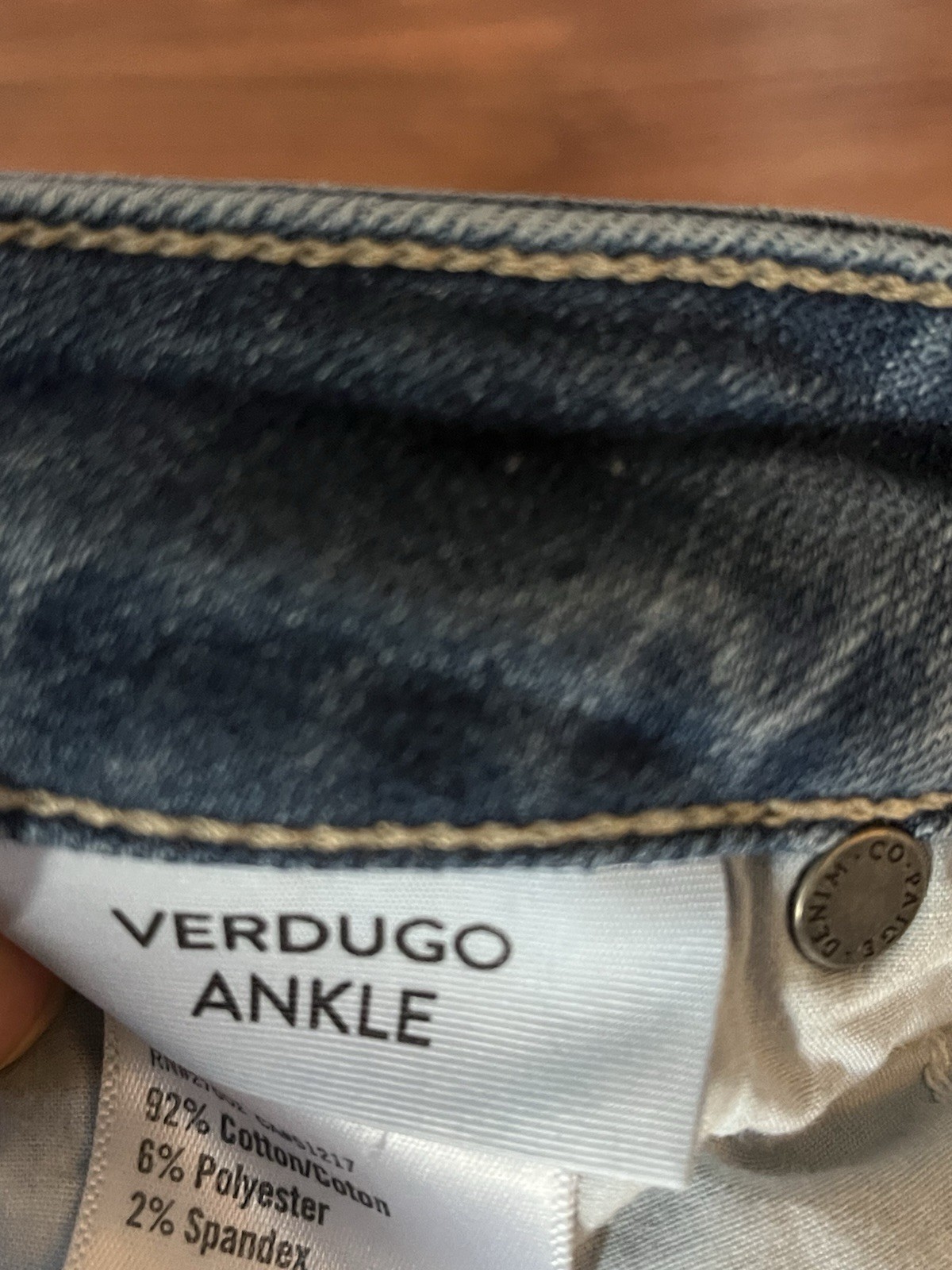 Women’s Paige Verdugo Ankle Jeans Size 24 In Excellent Condition