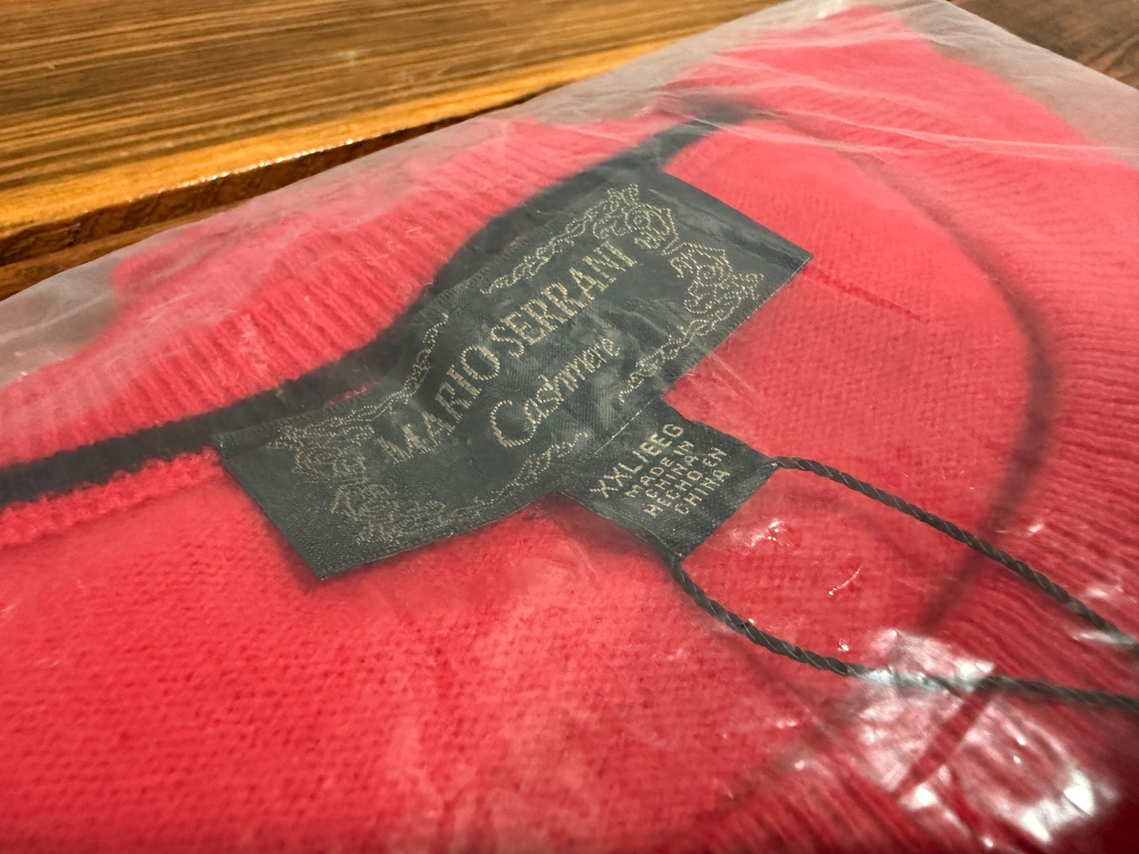 Mario Serrani Women’s Cashmere Sweater, Red, Size XXL