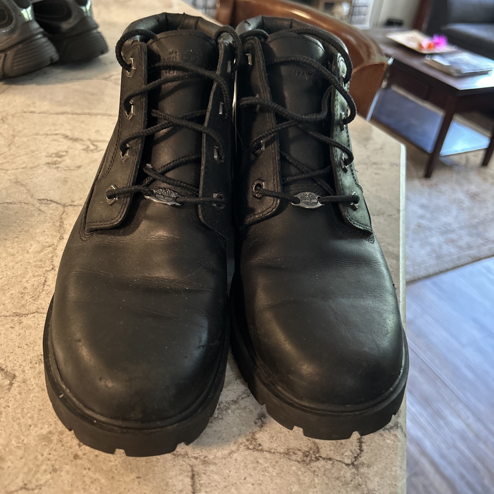 Timberland Premium 6″ Waterproof Women’s Size 10 Black Leather Boots