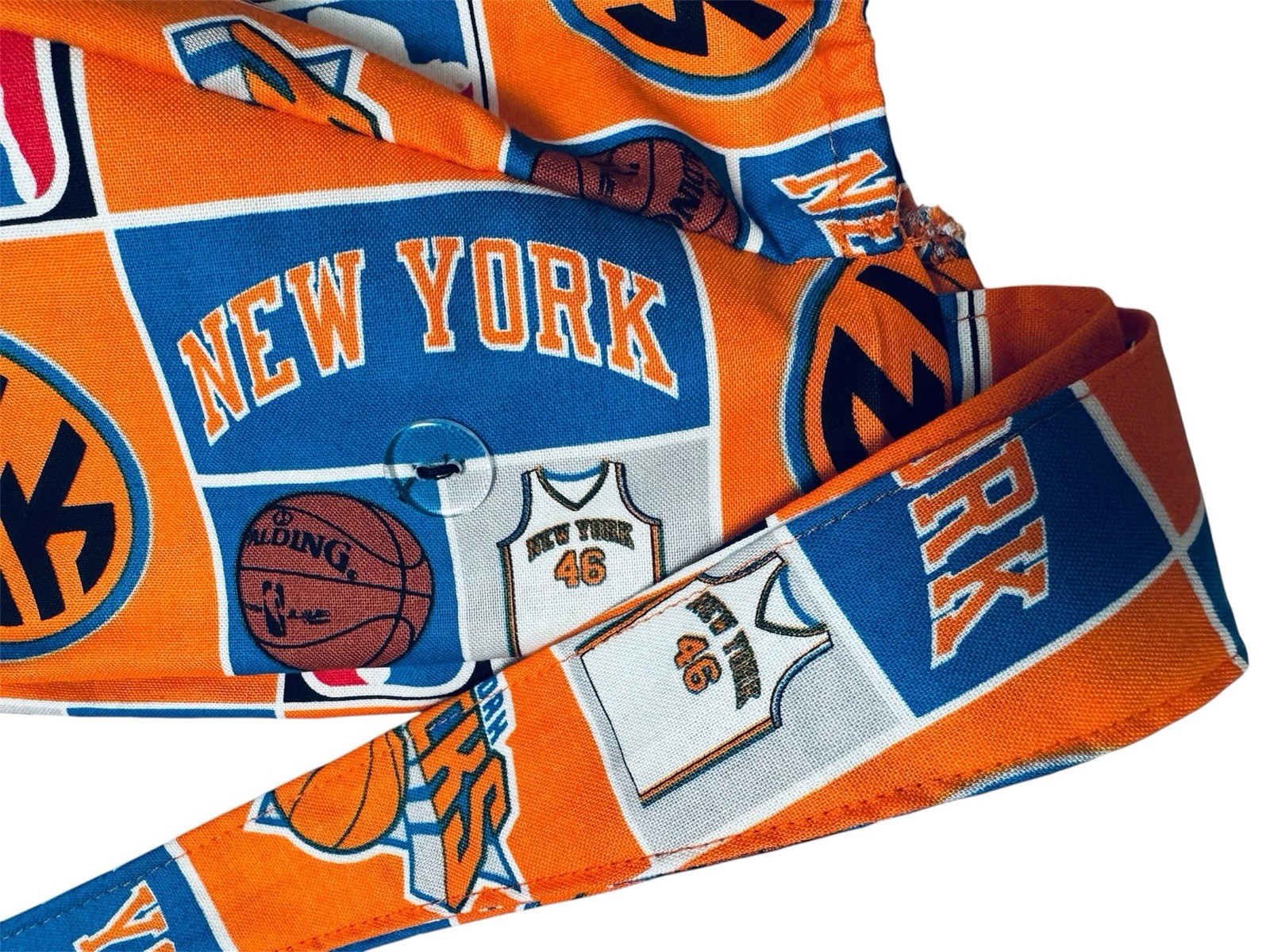 Knicks Logo Scrub Cap, Doo Rag Dr Nurse Veterinarian Cotton Hand Made NWT Gift