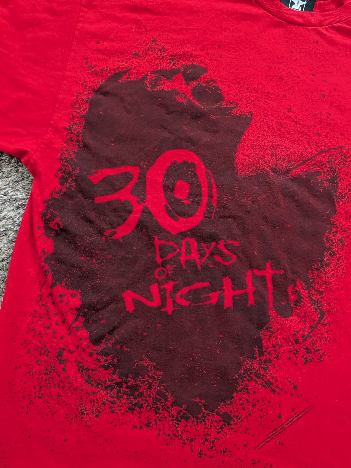 30 Days Of Night T Shirt Horror Movie Promo 3XL Red Gentle Giant