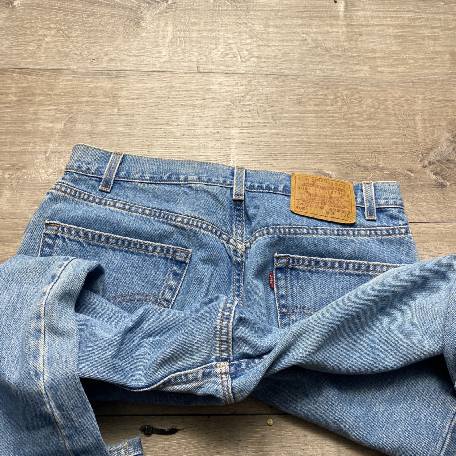 Levi’s 512 Jeans Mens 36×30 Blue Vintage Made USA 2000 Straight Leg Denim