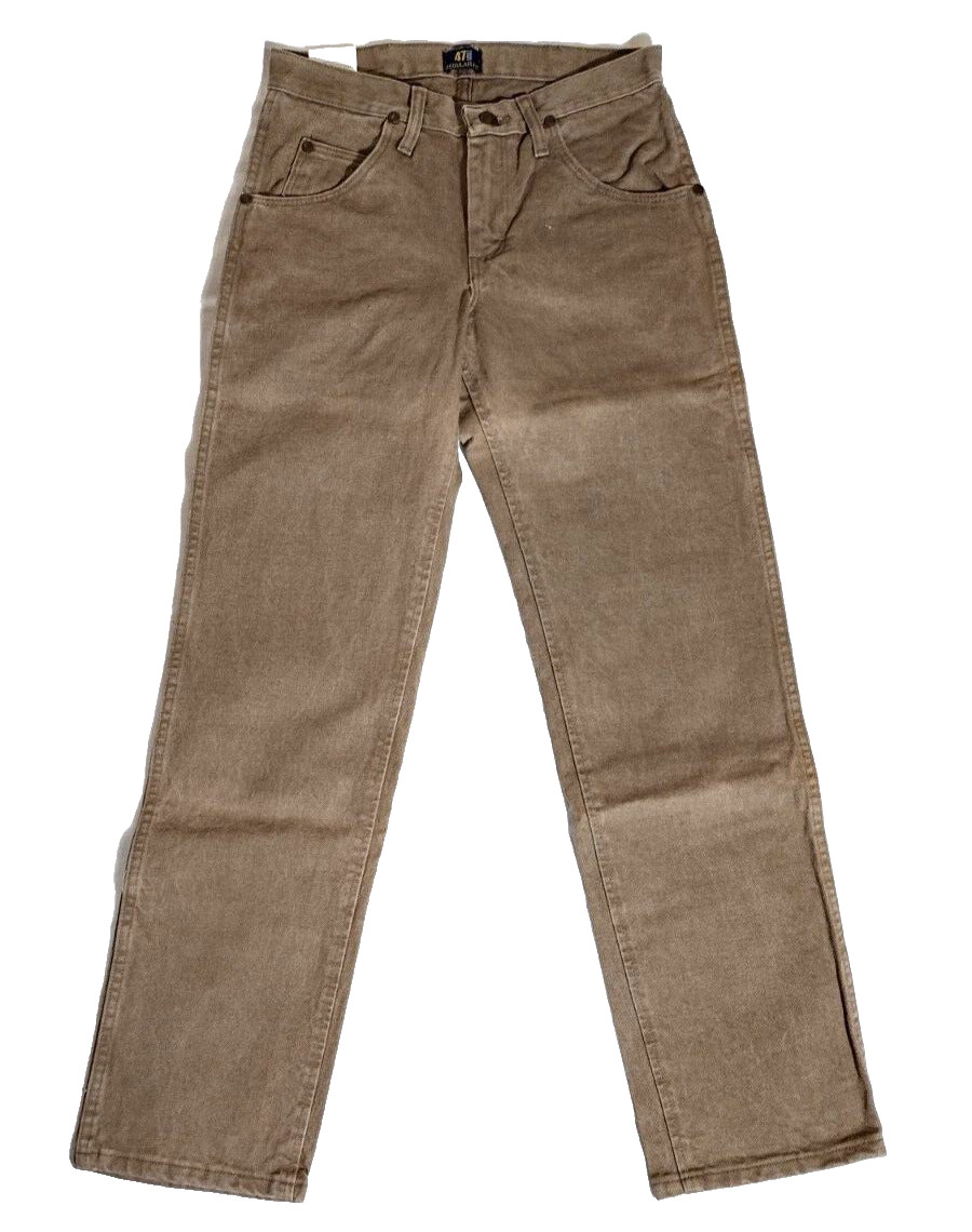 Wrangler Men’s Cowboy Cut Regular Fit Premium Performance Tan Size 28×32 47MWZDR
