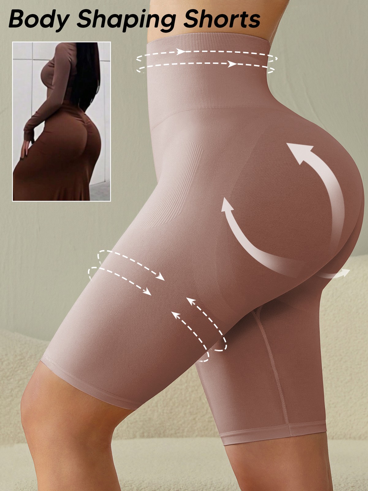 Fajas Women’s High Waist Shapewear Short Tummy Control Body Shaper Girdle Pants