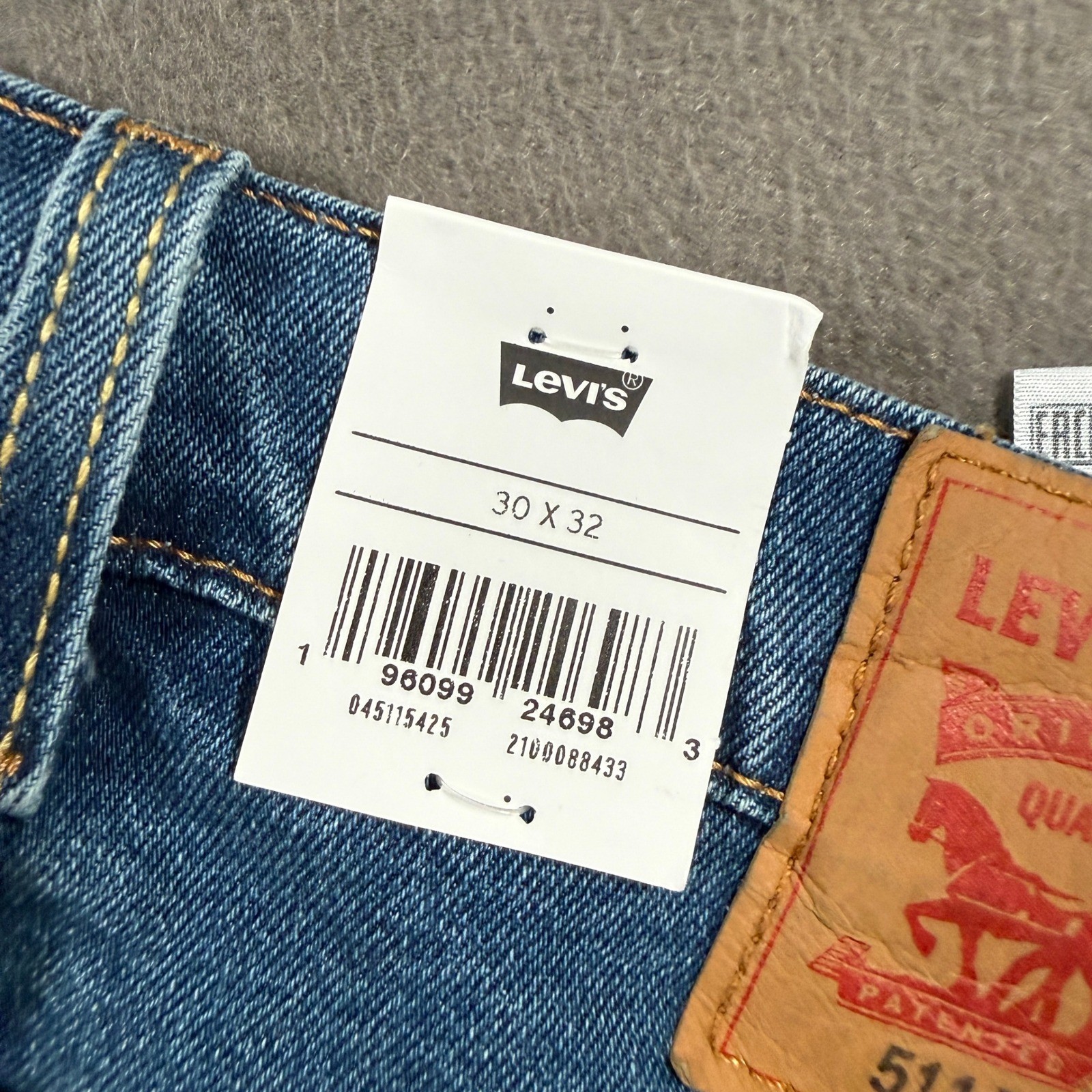 Levi’s 511 Slim Jeans Mens 30×32 Blue All Seasons Tech Stretch 045115425