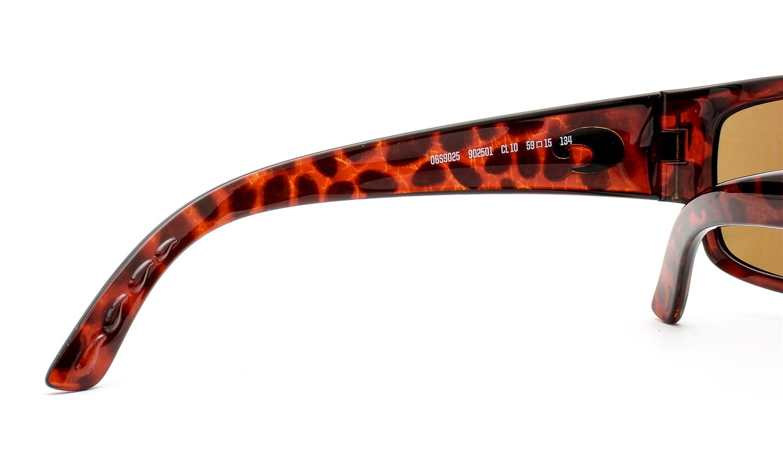 Costa Del Mar Caballito Sunglasses Gloss Tortoise Copper Polarized Plastic 580P