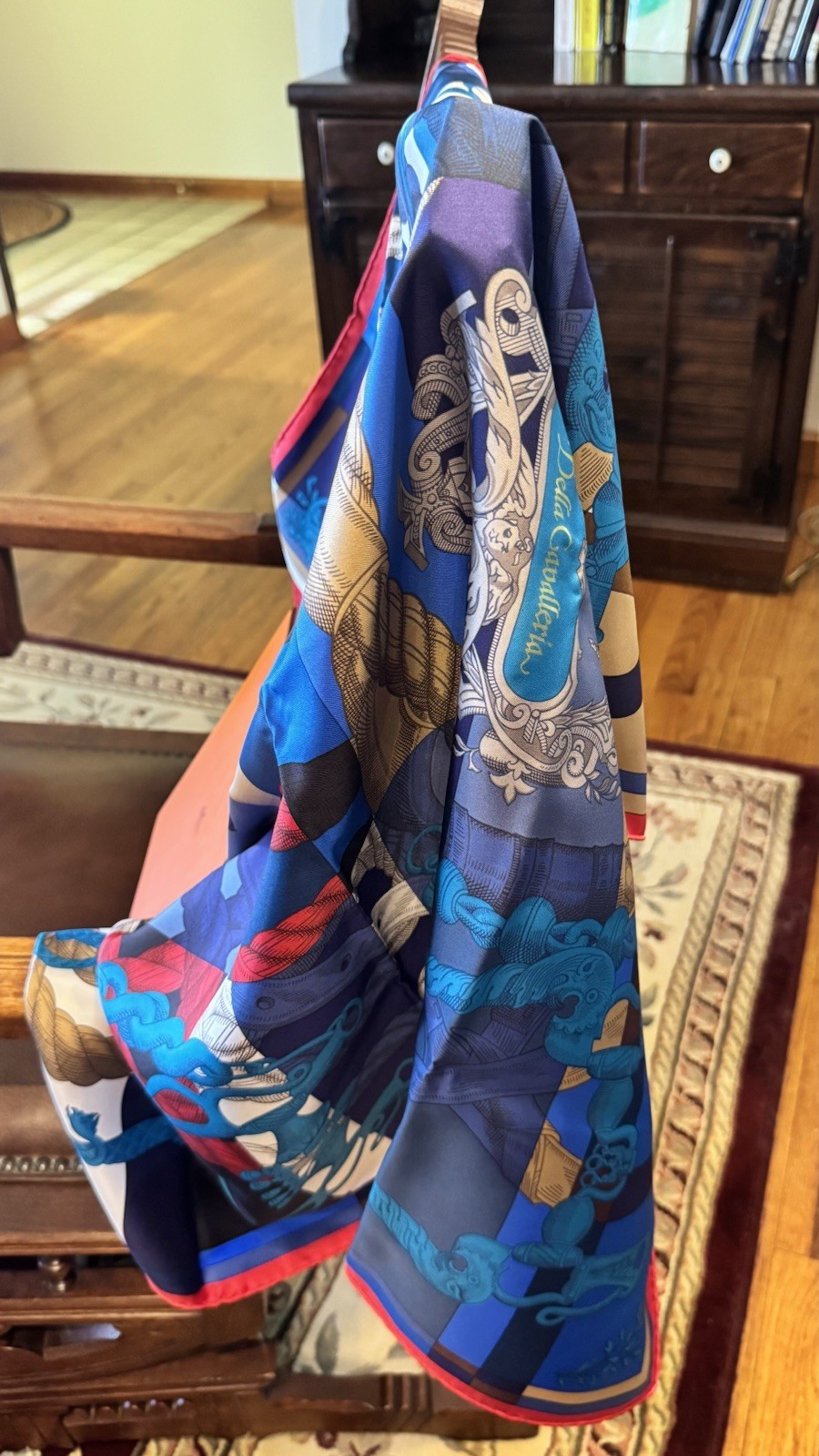 Hermes Della Cavalleria Silk Scarf 90