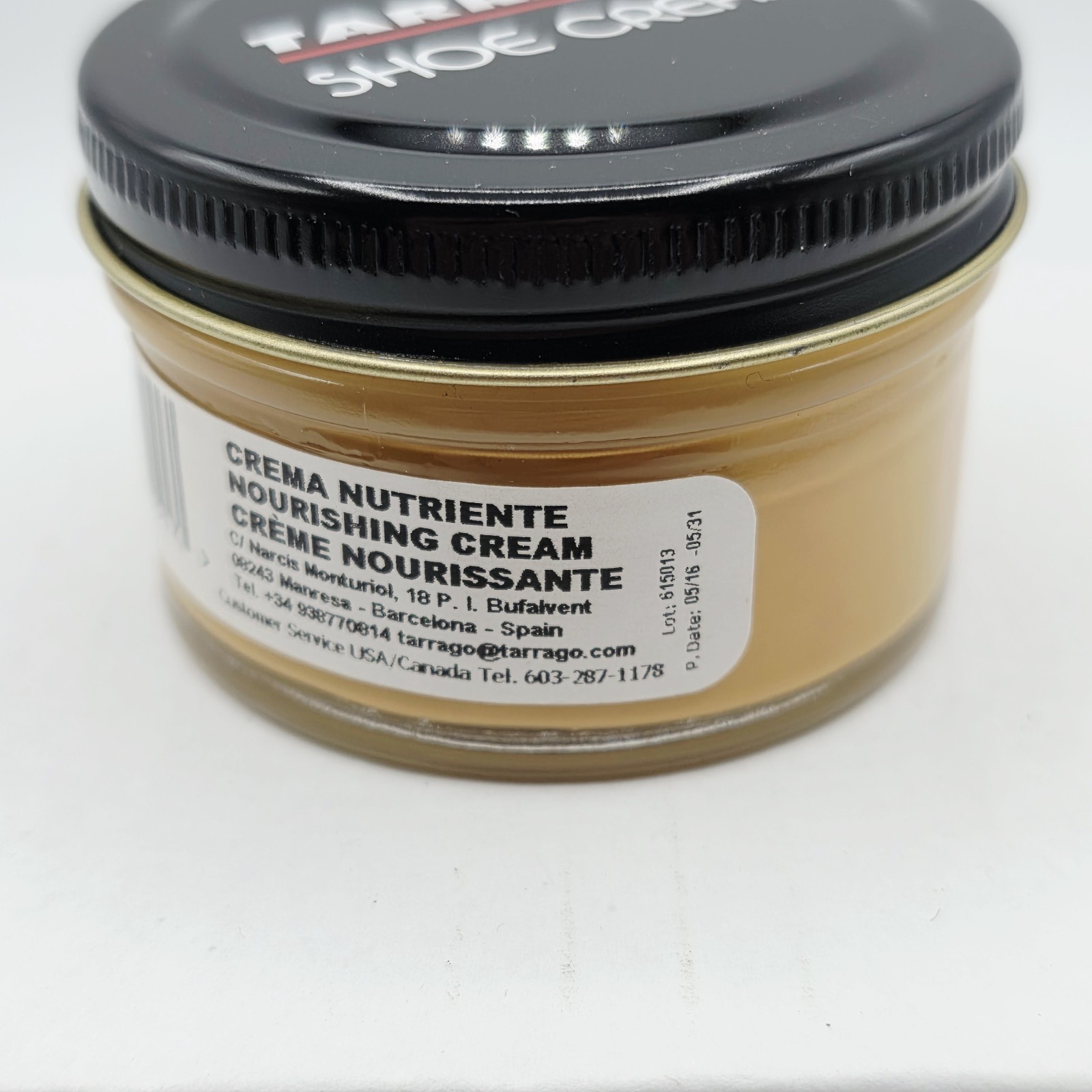 Tarrago Shoe Polish # 51 Natural Cream Leather Protector 1.76 oz. 50ml Boot