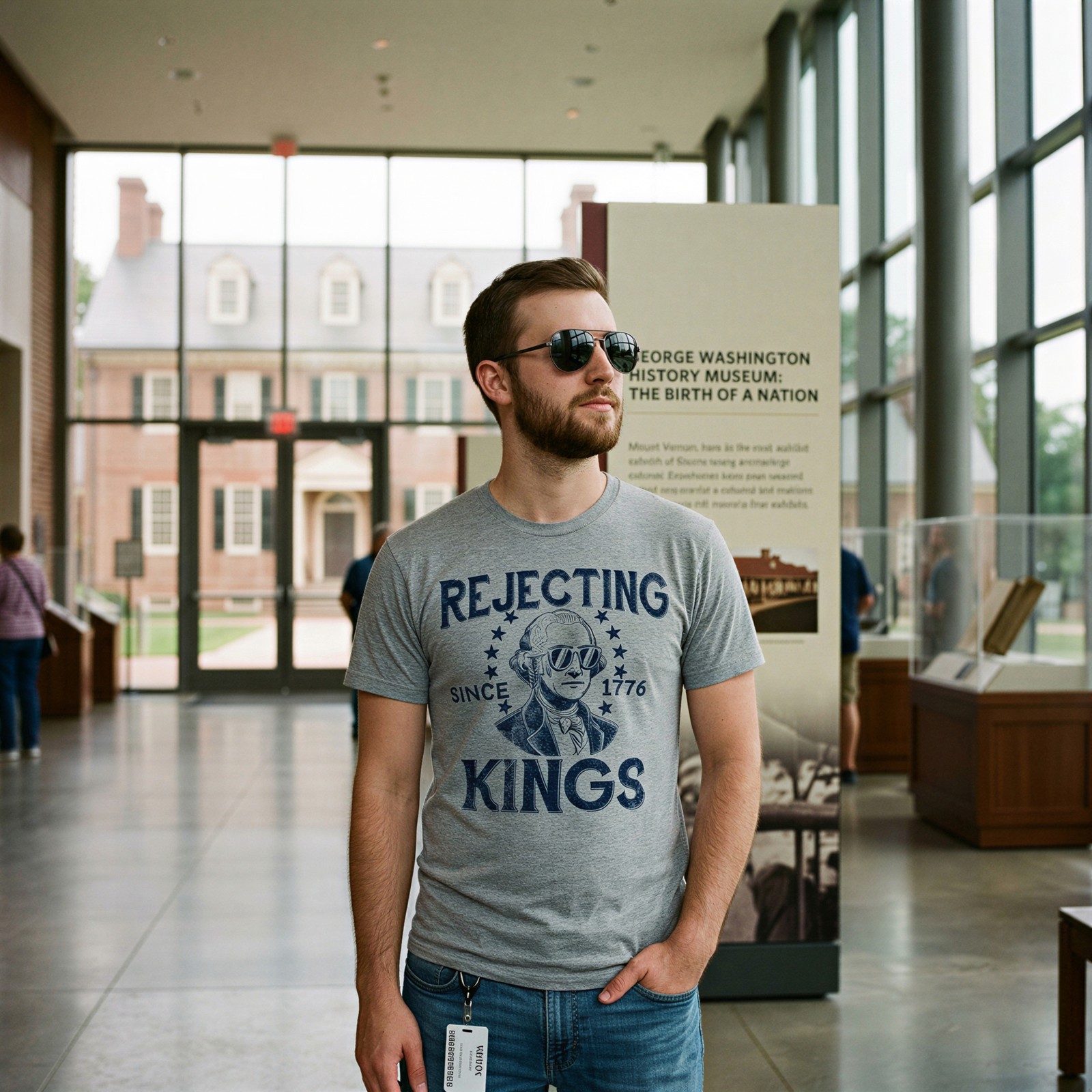 Mens Funny T Shirts Rejecting Kings Since 1776 Sarcastic Fourth Of July Graphic