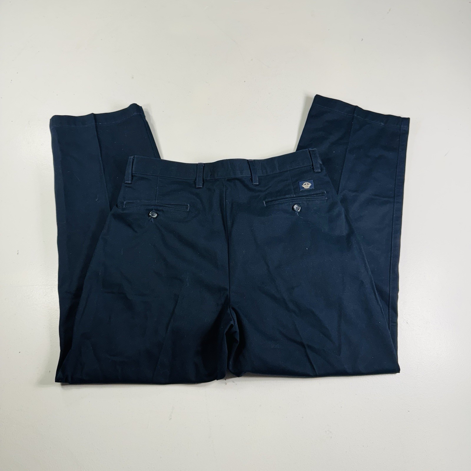 Dockers Dress Pants Navy Blue Pleated Men’s Size 35×30
