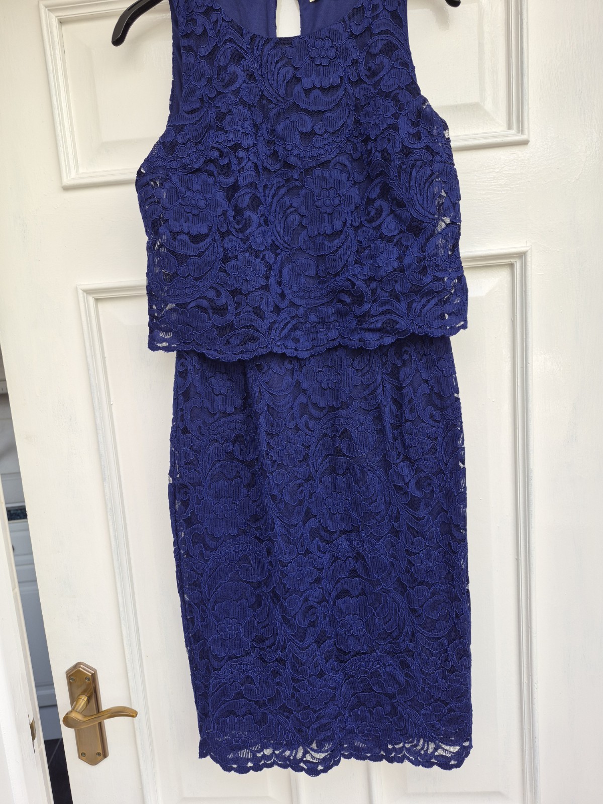 Oasis Royal Blue Lace dress. Size 12. Fully Lined. Good condition.