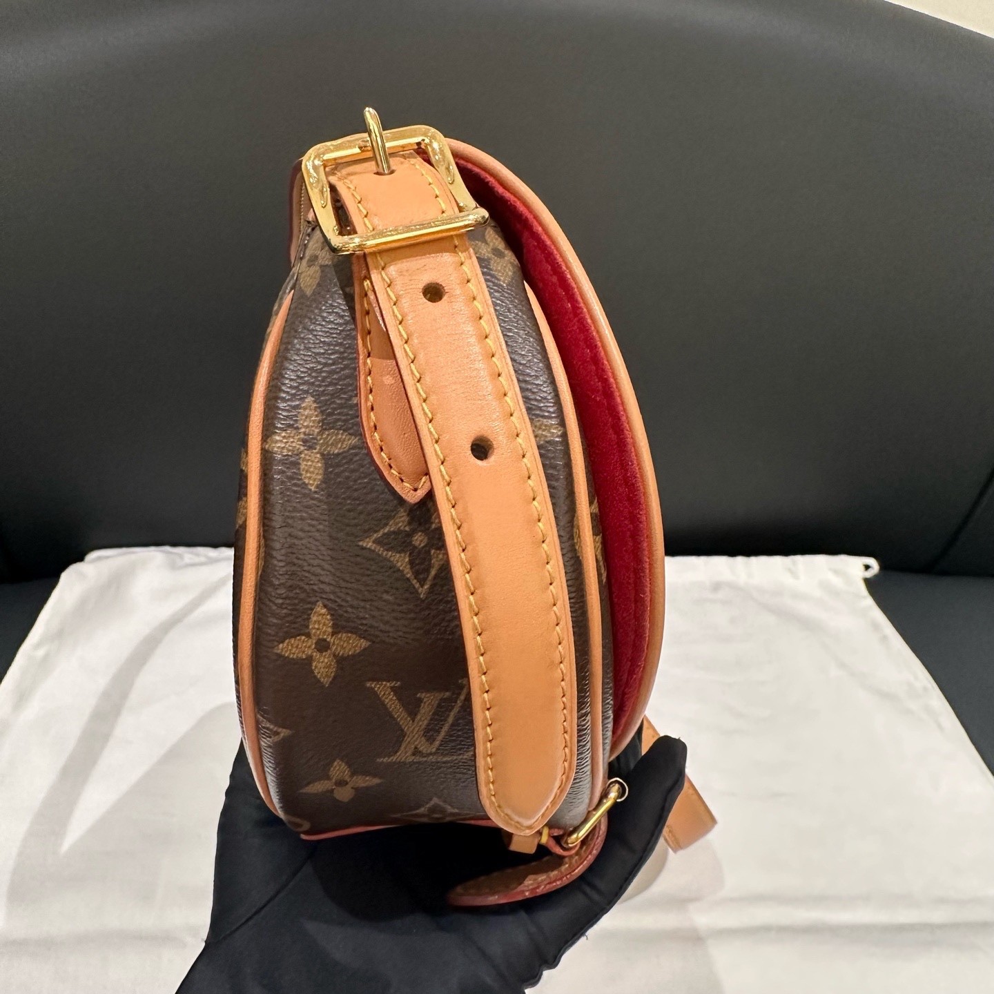 Louis Vuitton Pre-Owned Authentic Saddle Bag Brown Free Tracked Shipping