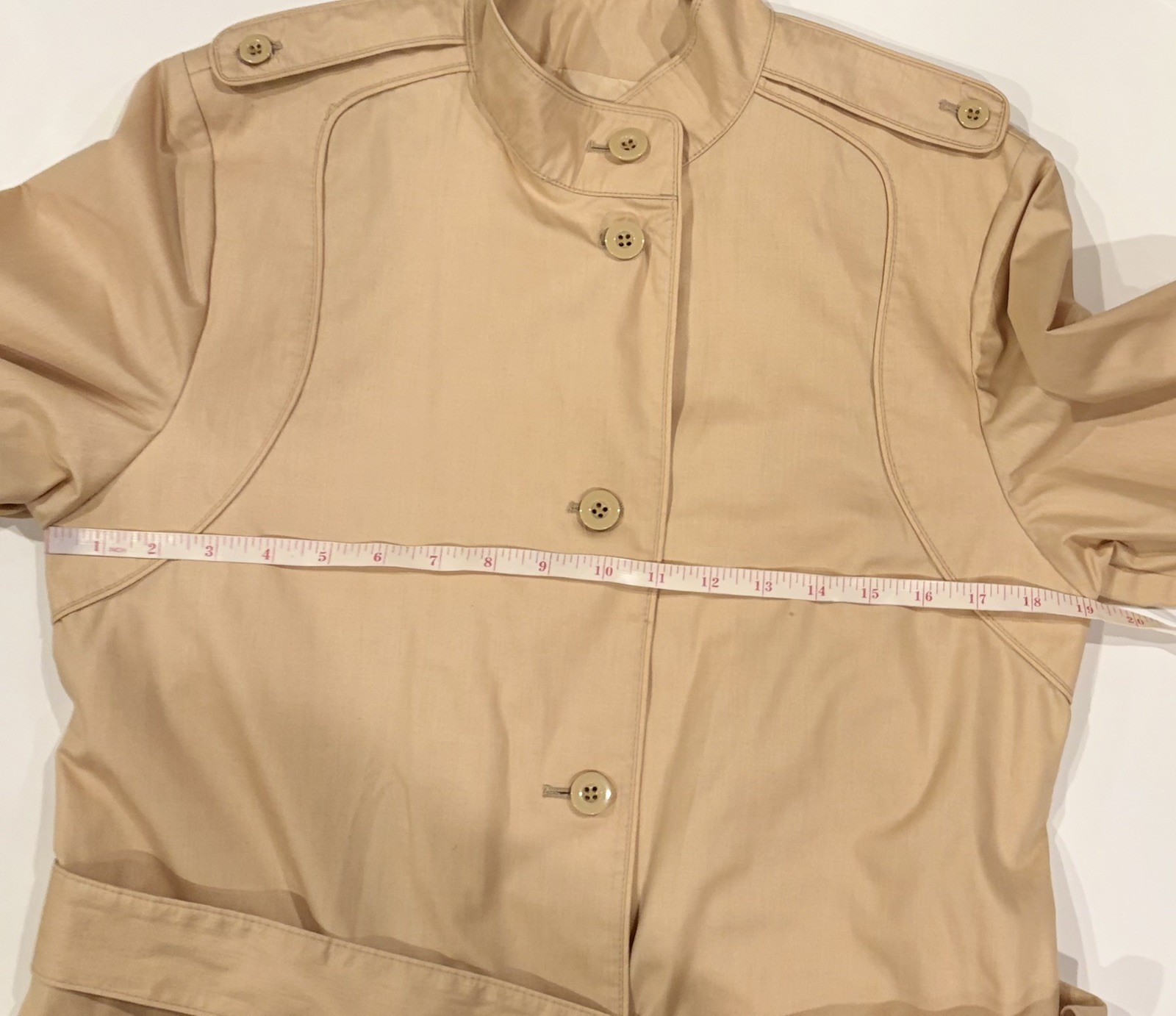 Vintage 70s/80s London Fog Single Breasted Trench Coat with Belt – Sz 12