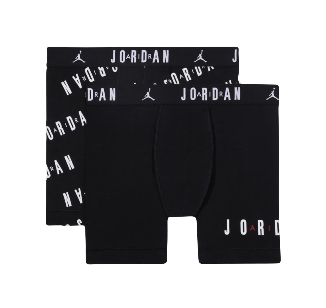 NWT. Jordan. 2 Pack. Flight Cotton Stretch Boxer Brief. Black. MRSP. $38.00