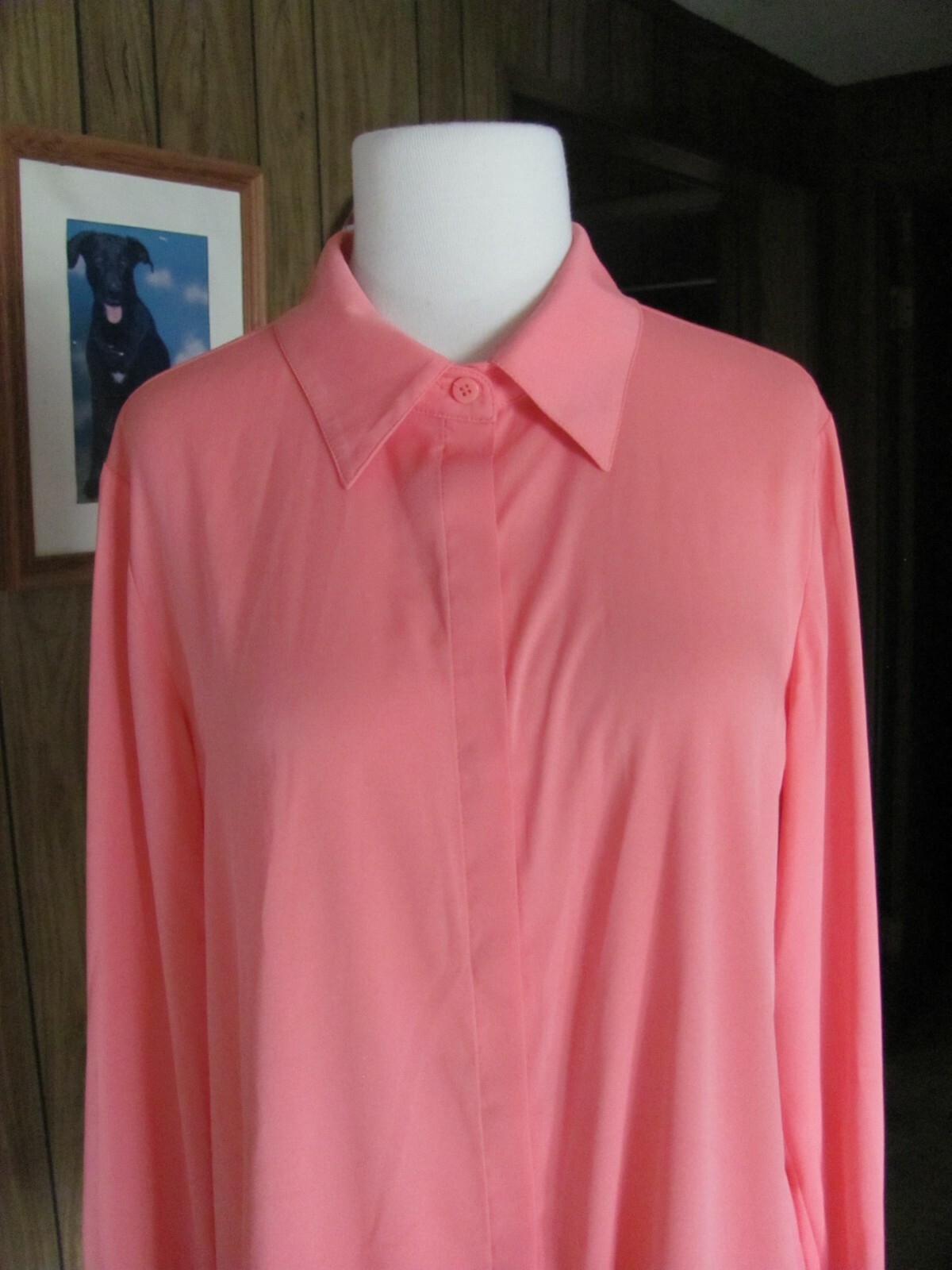 JOAN RIVERS LADIES ORANGE BLOUSE SIZE SMALL BRAND NEW POLYESTER/SPANDEX MACHINE