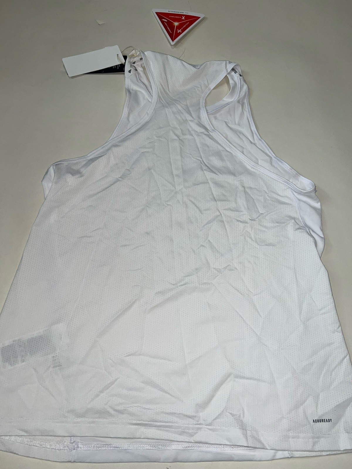 adidas Women’s Training Aeroready Tank Top White Sz XS-XL $35 NEW