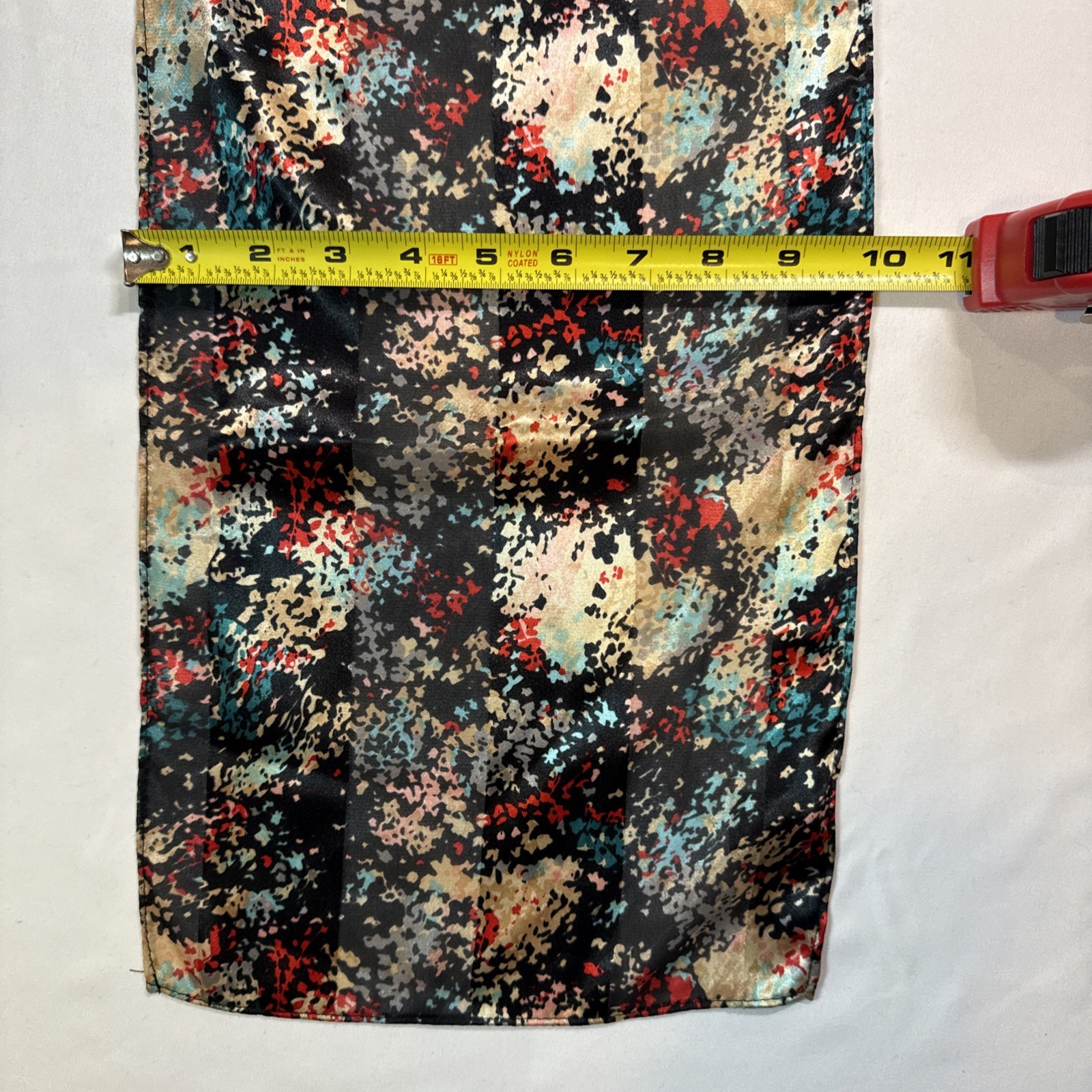 Cejon Black Multi Confetti Floral Lightweight, Scarf Wrap