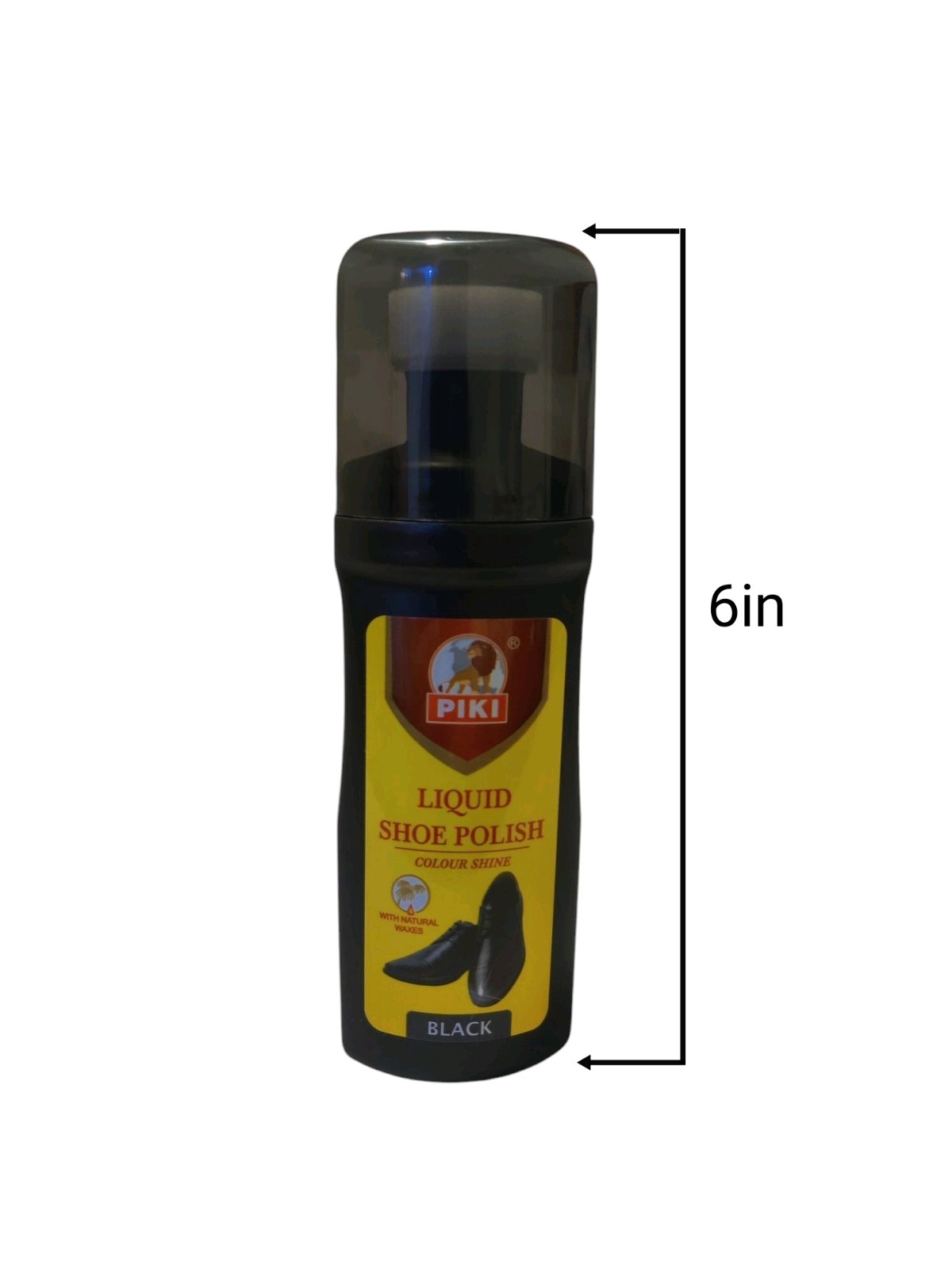2 Bottles shoe polish liquid instant shine black 75ml each