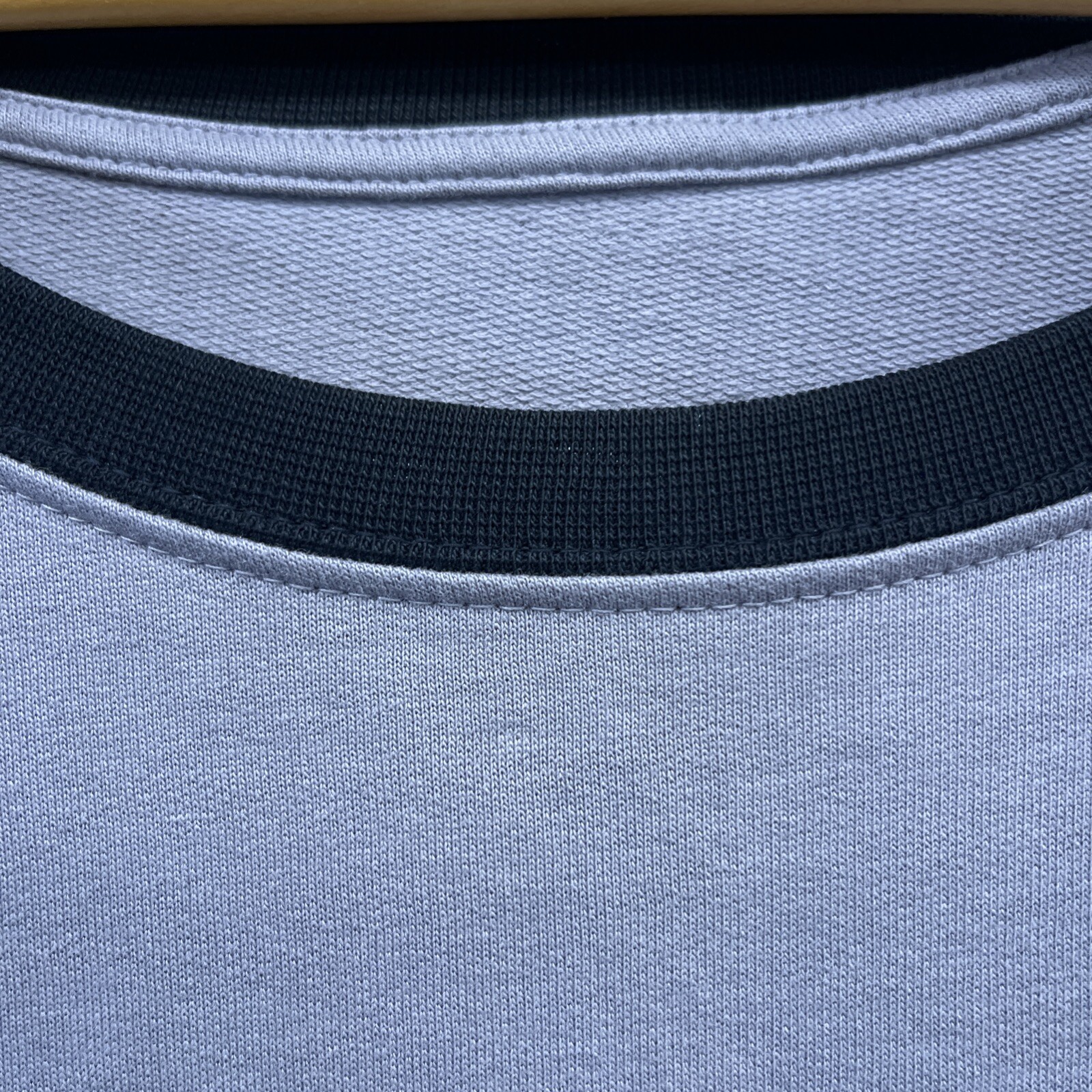 Seed to Style Dress Womens Large Organic Cotton Gray Black LS Minimalist B186