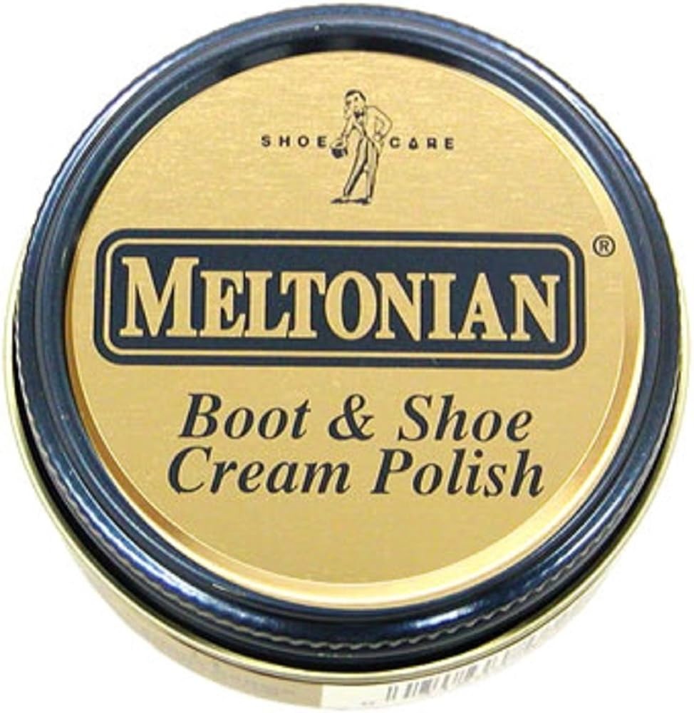 Meltonian shoe cream, 107 Red. oil based with beeswax, restors, and protects