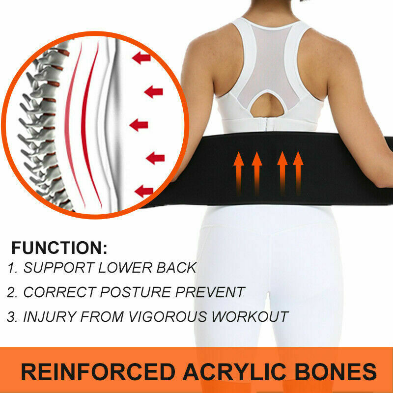 Men Sauna Belly Fat Burner Body Shaper Waist Trainer Sweat Belt for Weight Loss