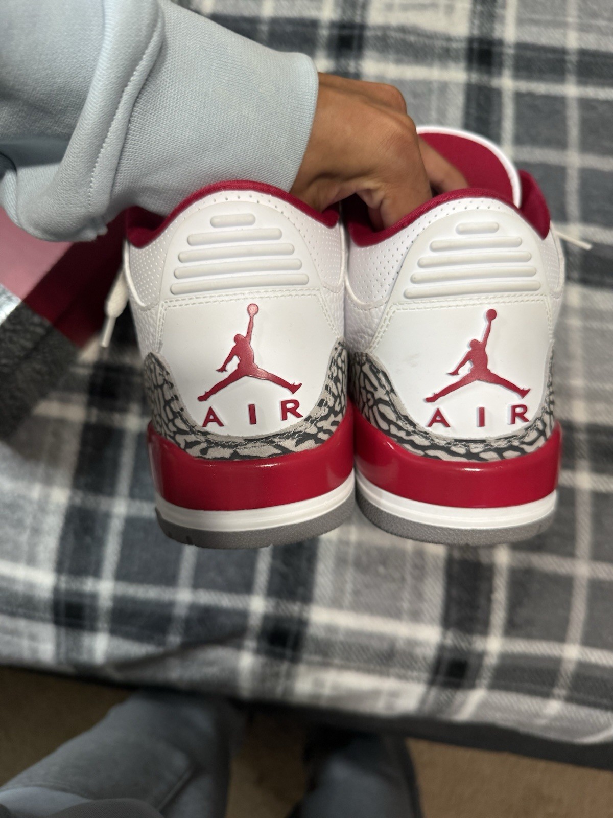 9M CLEAN Jordan Air Jordan 3 Retro Mid Cardinal Red OG ALL