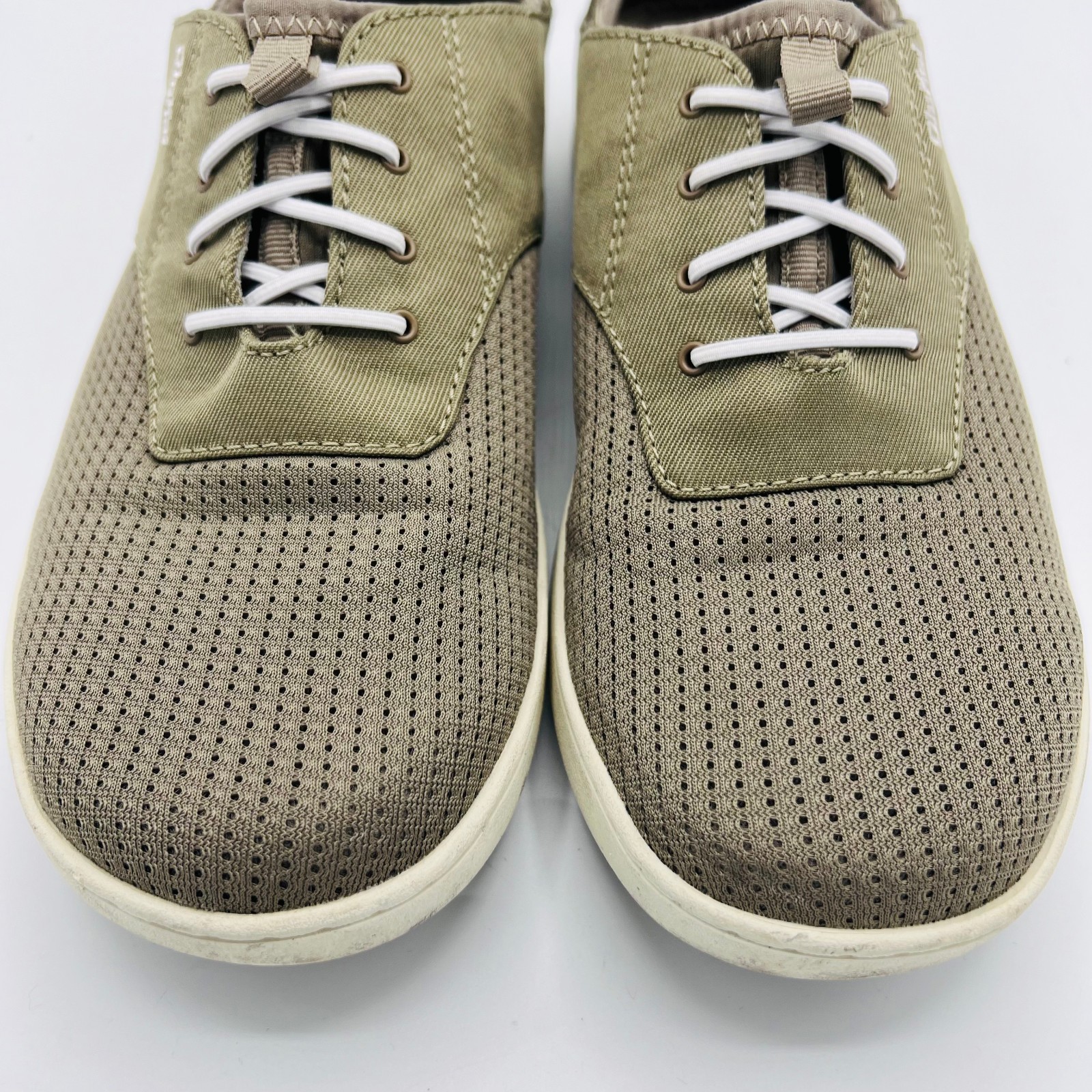 OluKai Nohea Moku Men’s No Tie Boat Shoes Size 7 $120 in Clay Tapa