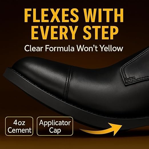 Eagle Shoe Cement – Heavy Duty Shoe Sole Glue for Repair – Strong Waterproof