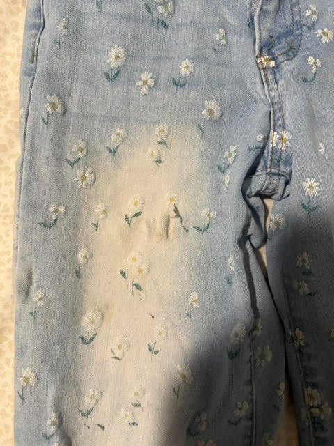 Denim Diva Girls Size 10 Wide Leg Jeans Stretch See Description