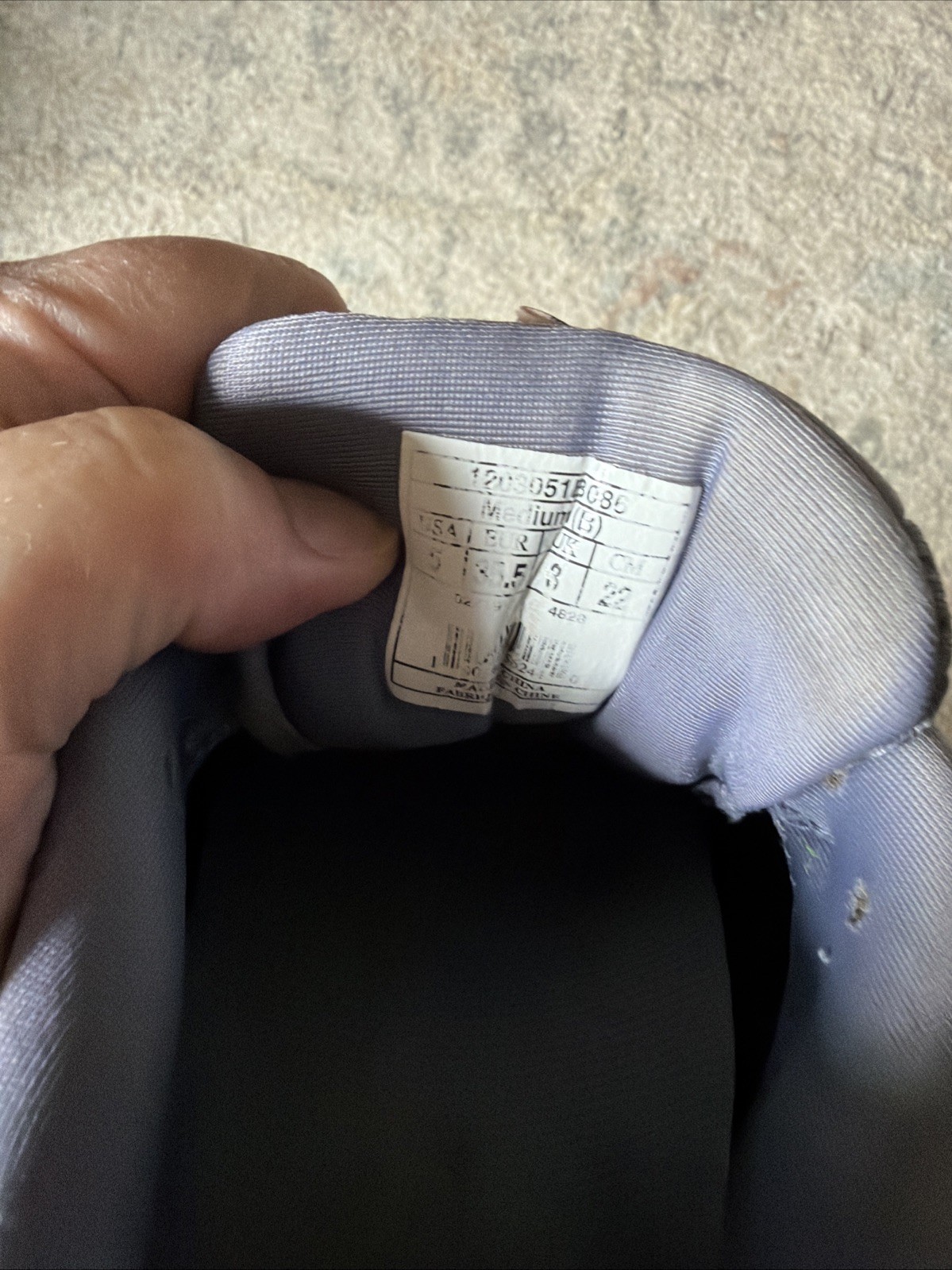 Size 5 – Brooks Ghost 12 Wide Purple B