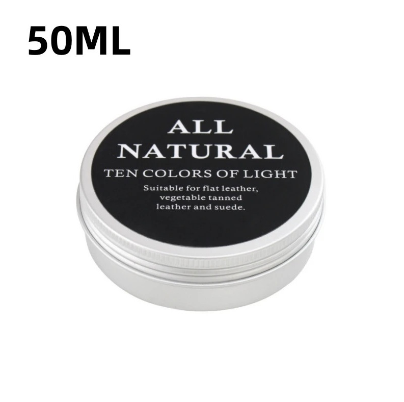 1pc 50g Mink Oil Leather Care Cream – Conditioner & Restorer for Shoes & Bags